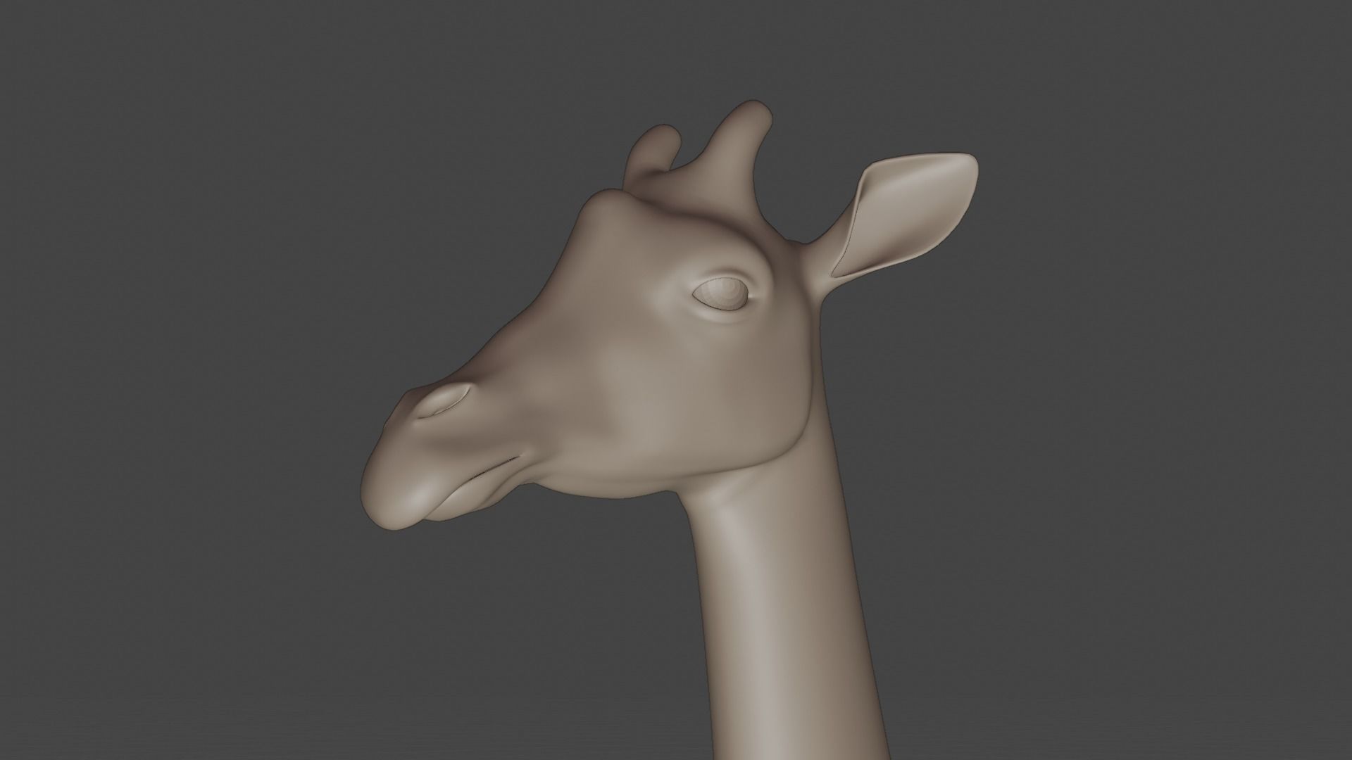 Giraffe model 3D model_1