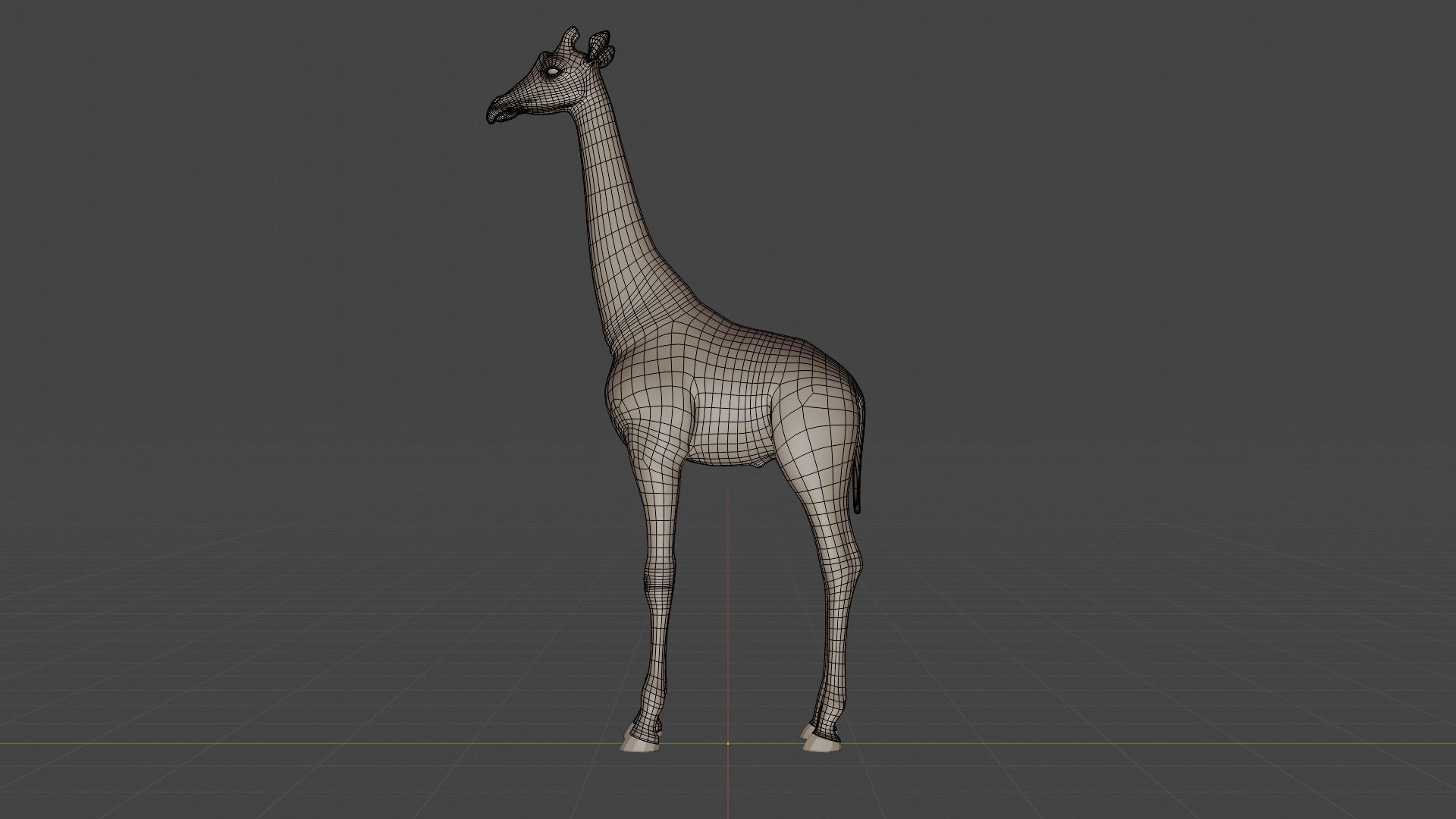 Giraffe model 3D model_6