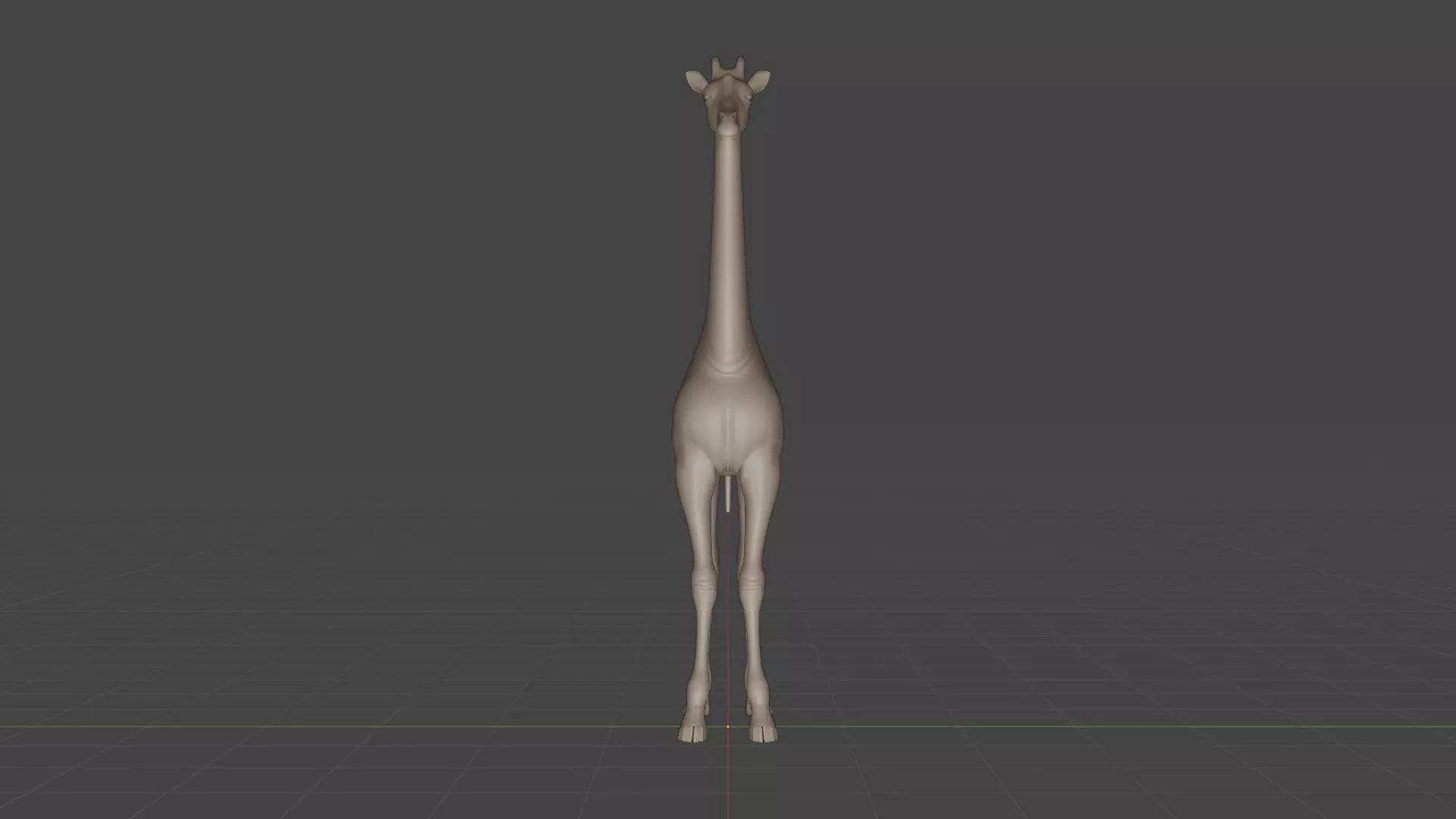 Giraffe model 3D model_0