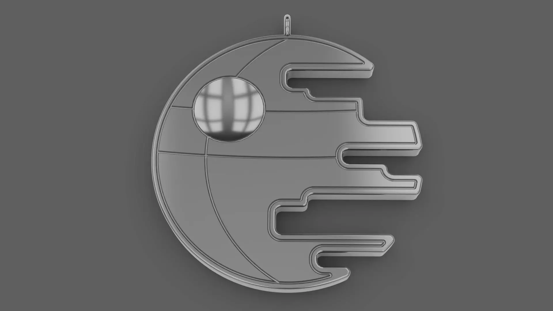 Death Star - Under Construction Pendant 3D print model