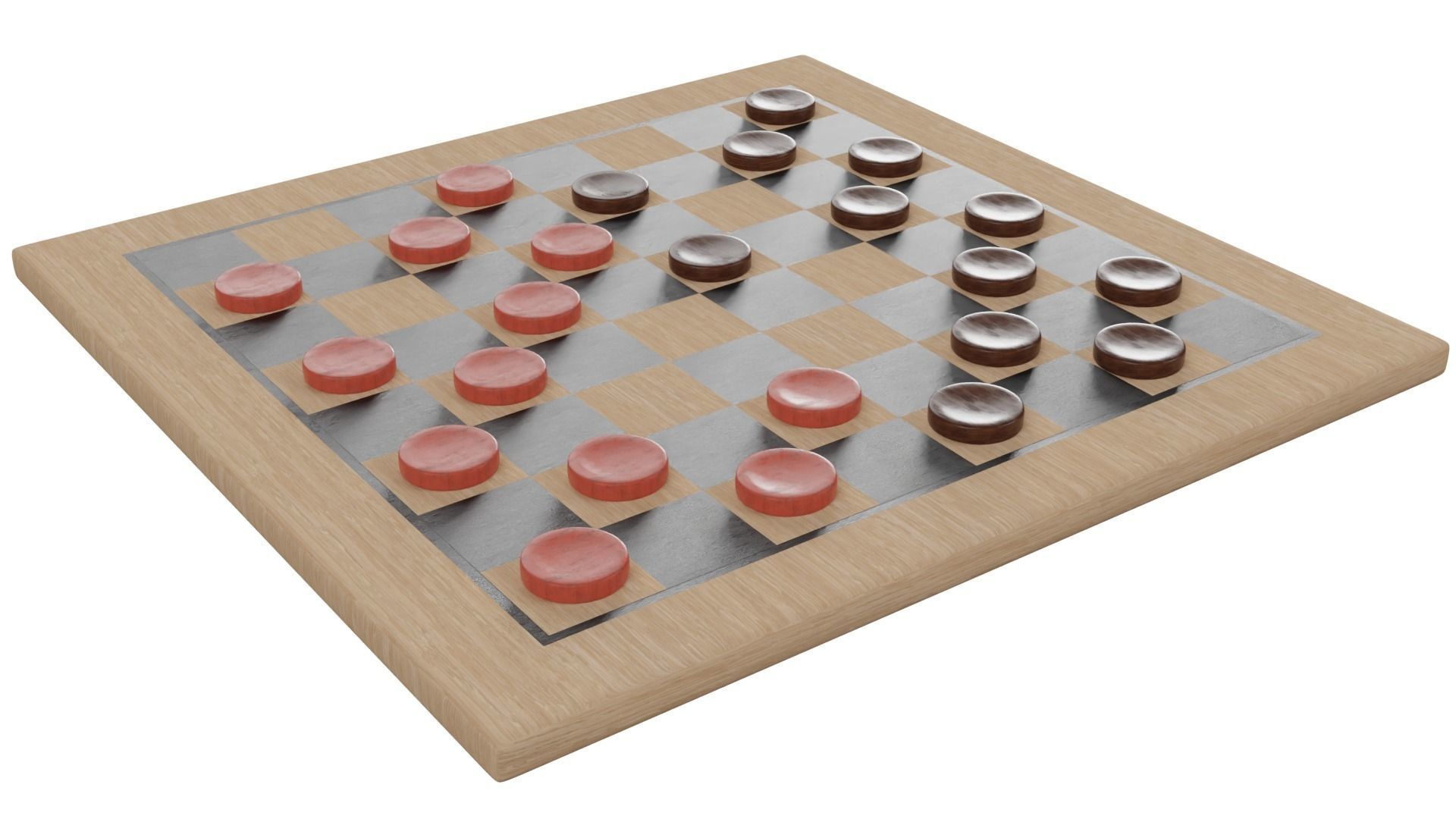 Checker 3D model_2