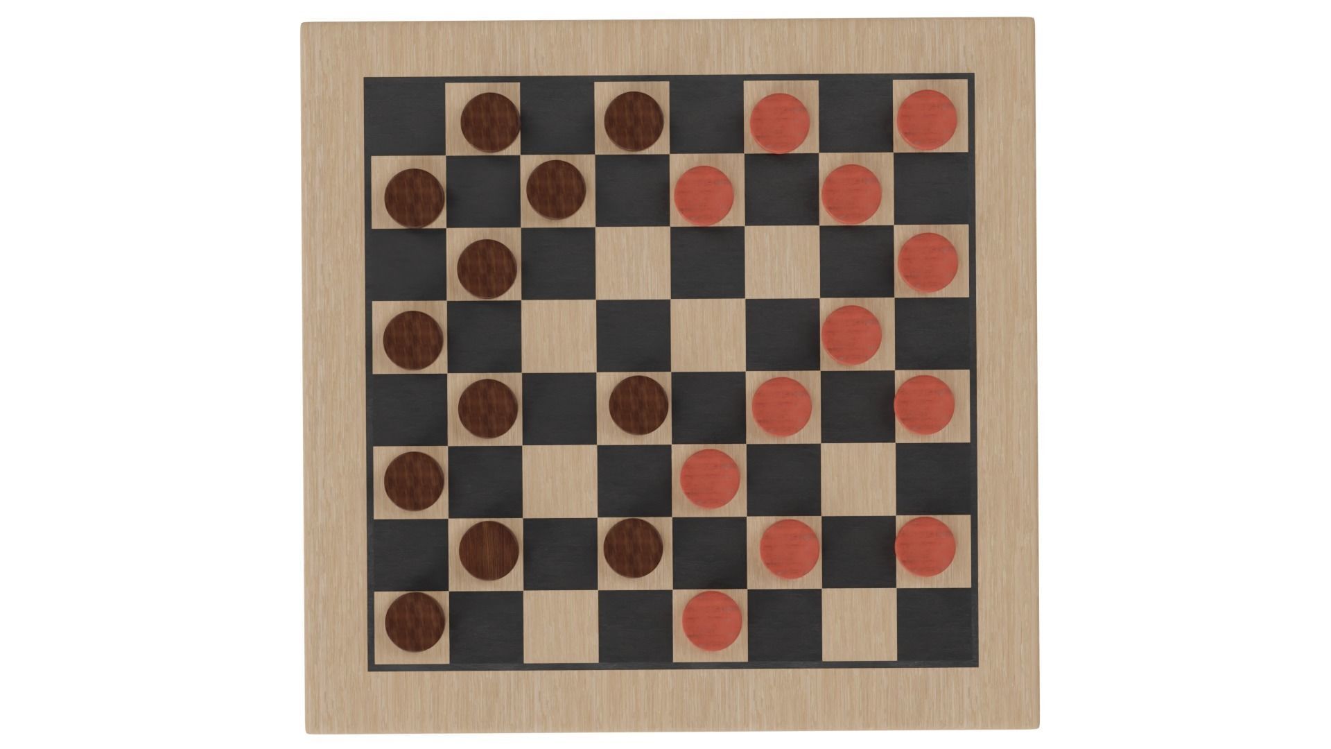 Checker 3D model_8