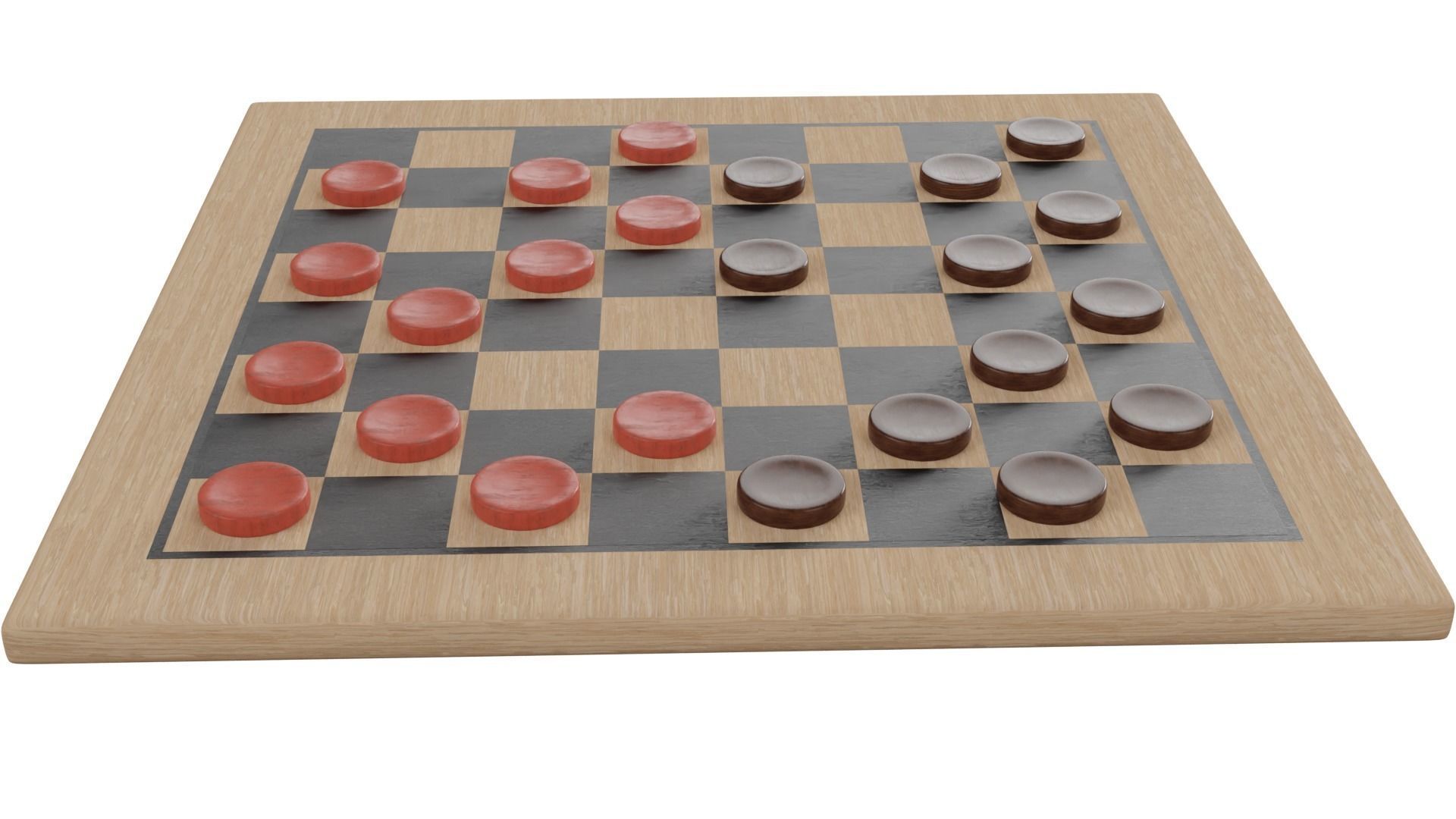 Checker 3D model_3