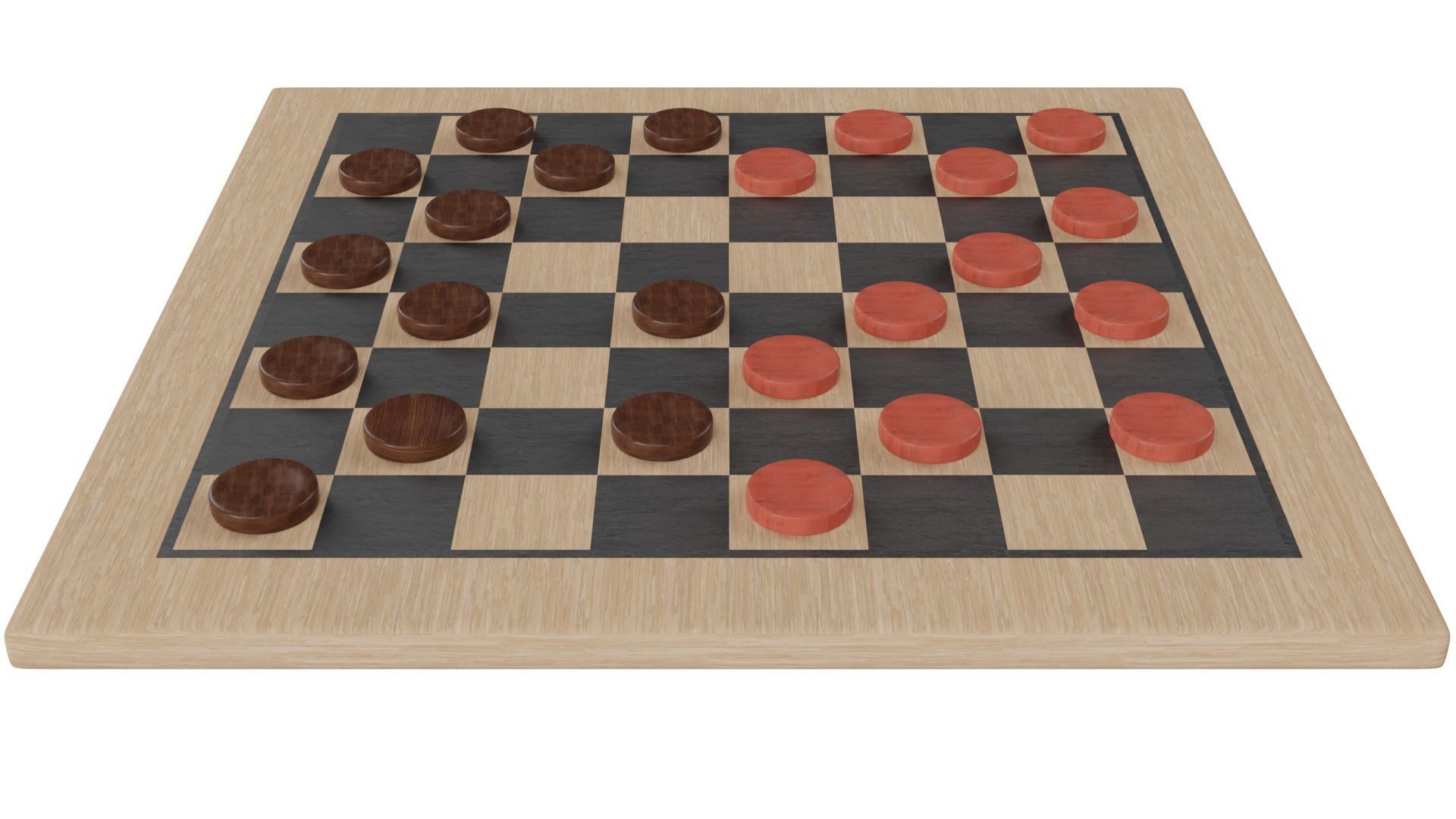 Checker 3D model_7