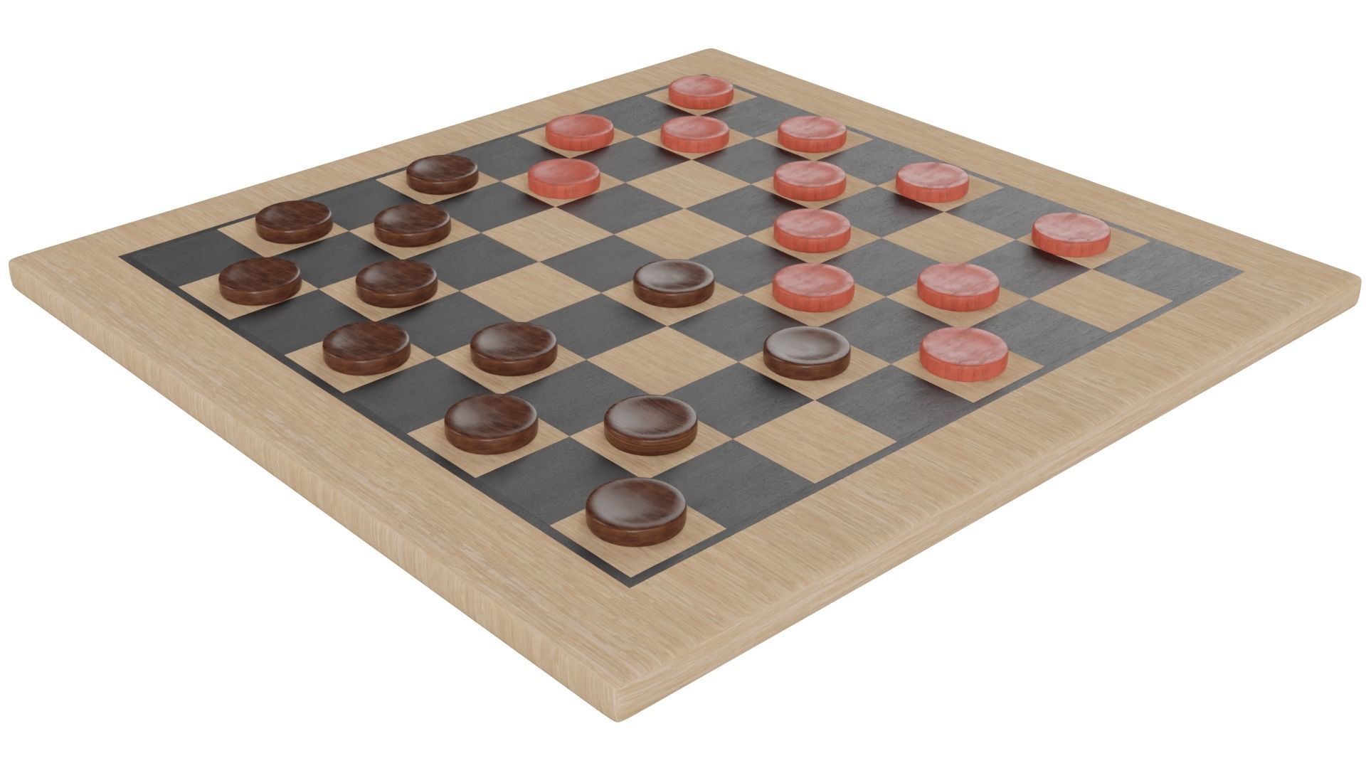 Checker 3D model_6