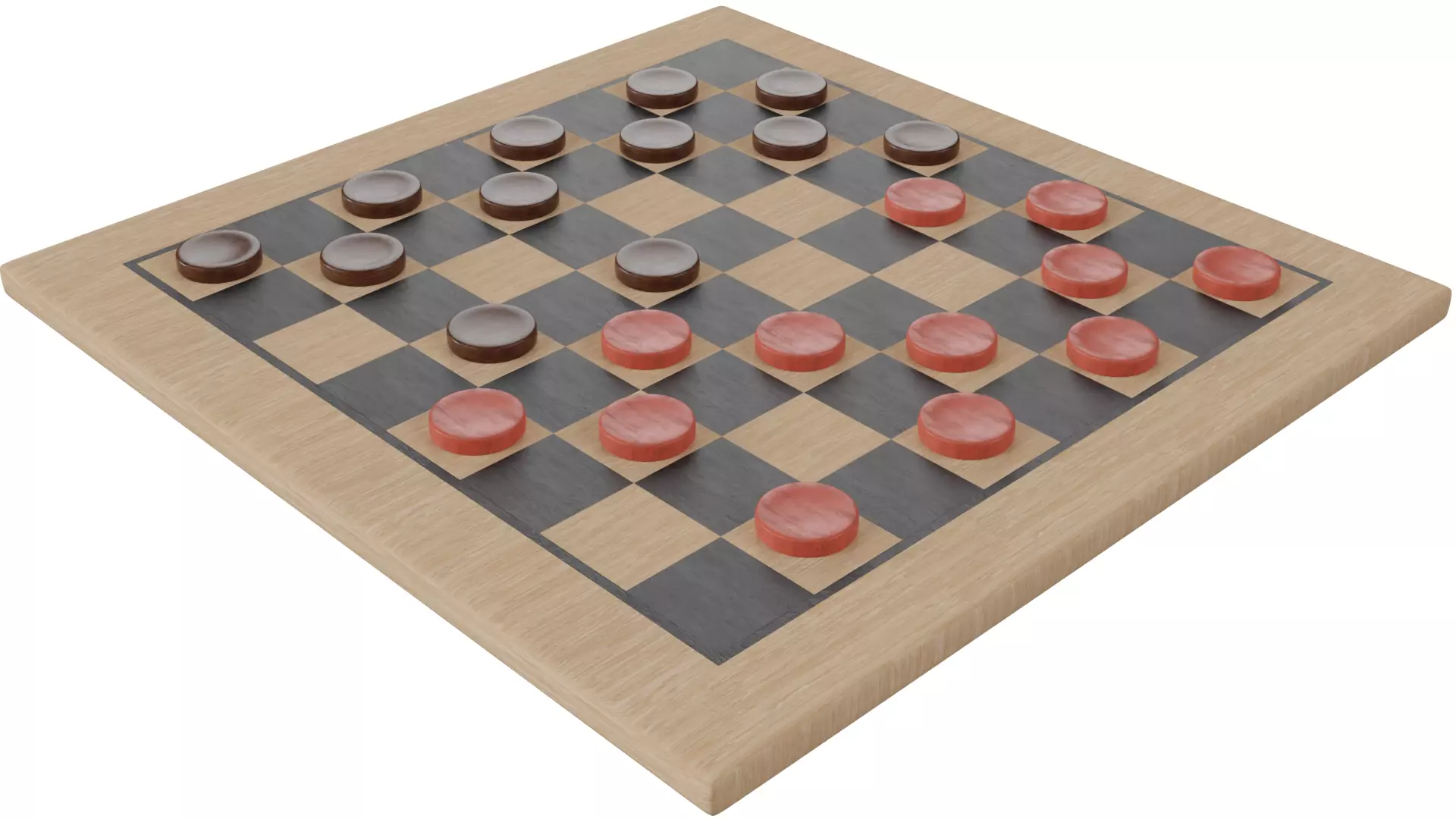 Checker 3D model_0