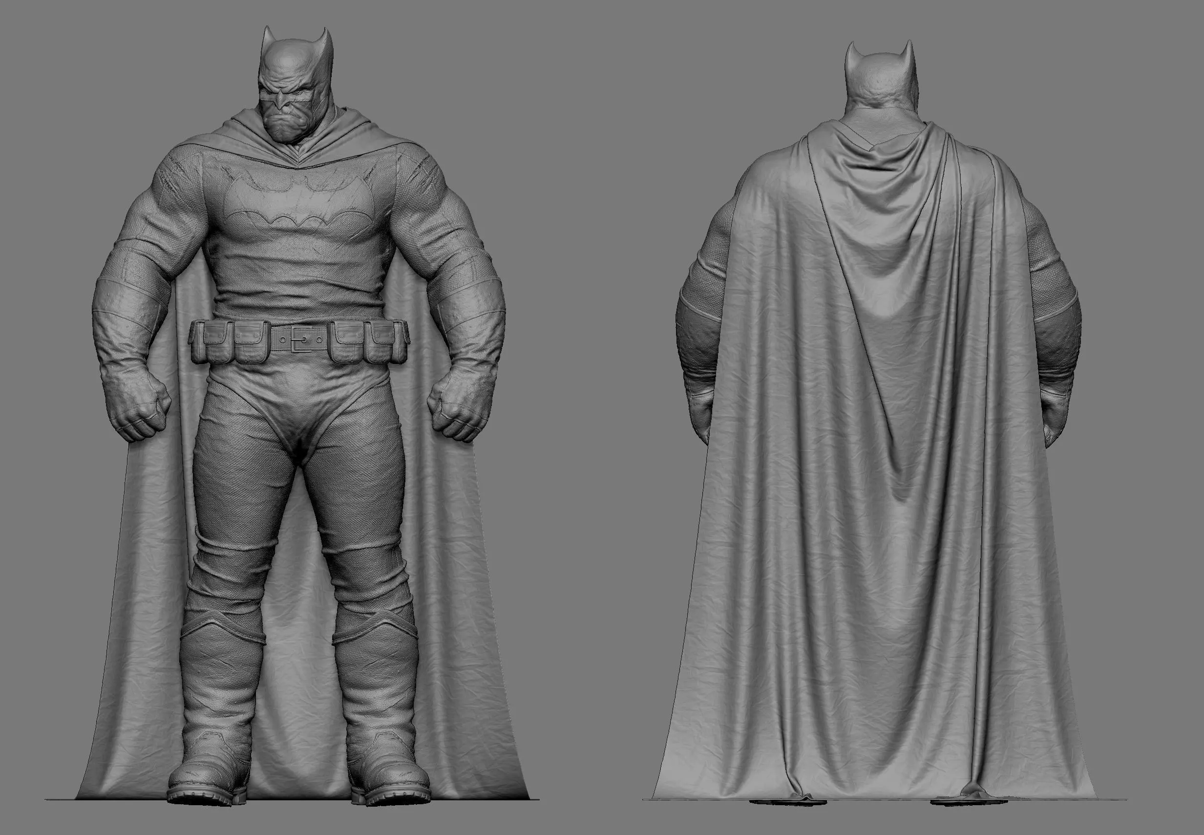 Batman HIGHPOLY 3D model_0
