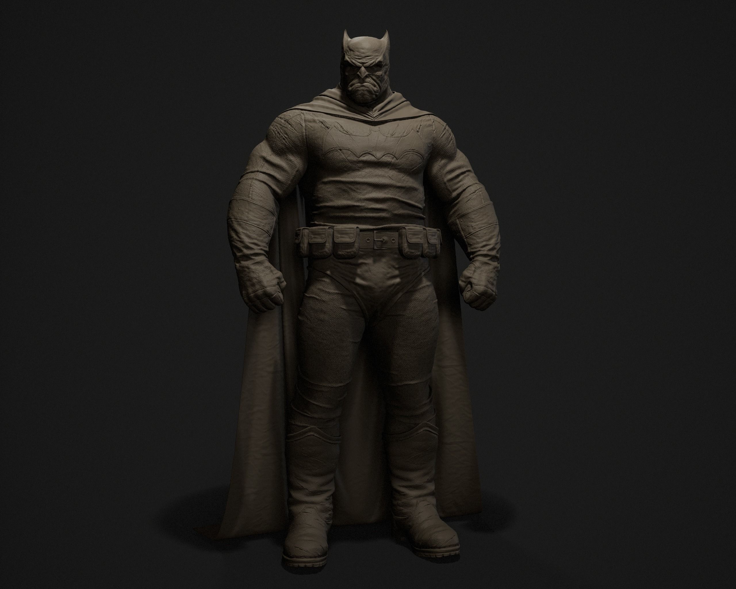 Batman HIGHPOLY 3D model_1