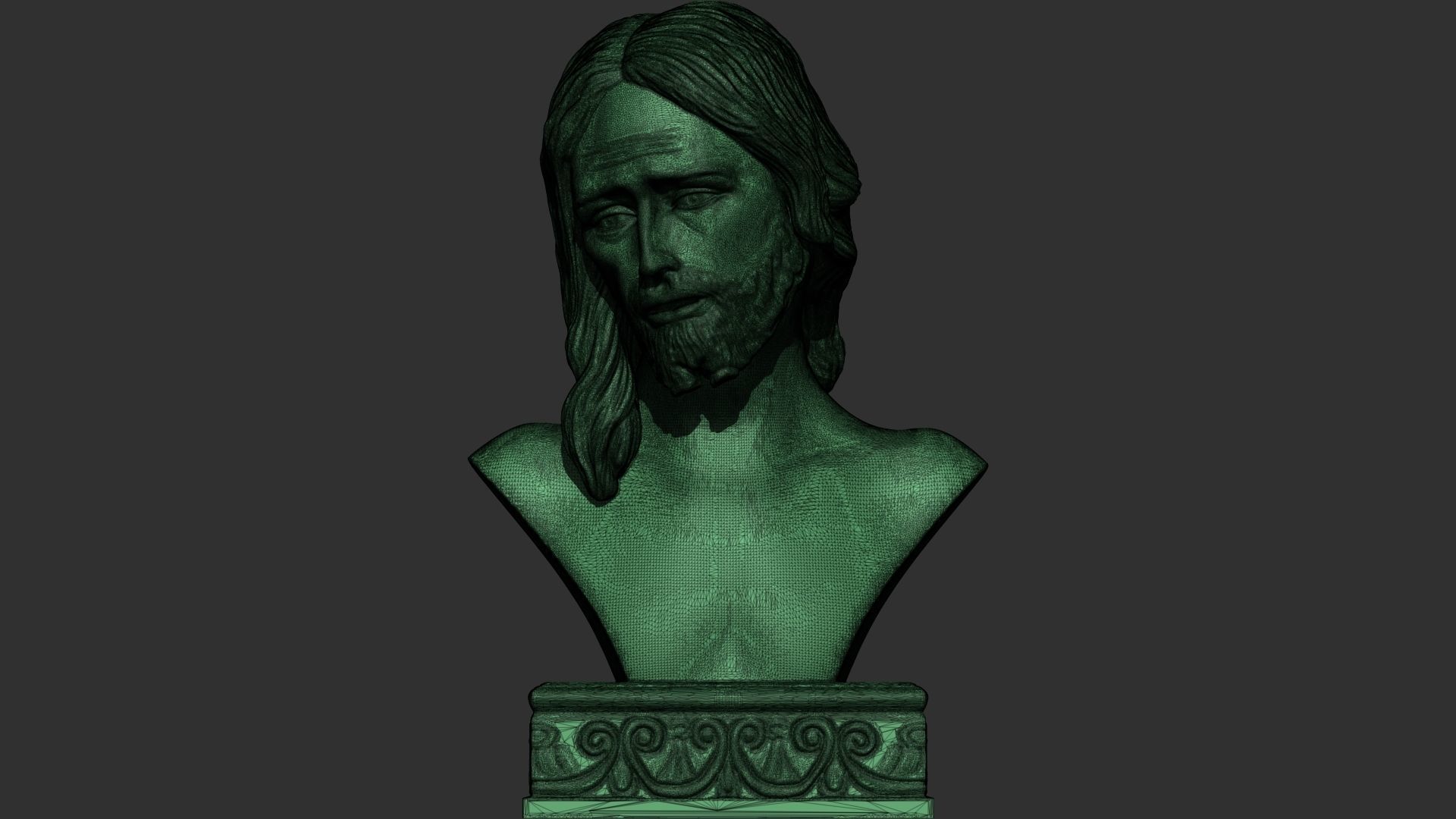 Jesus Bust 3D print model_5