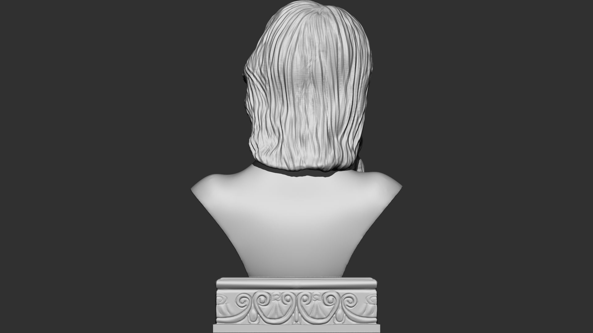Jesus Bust 3D print model_3