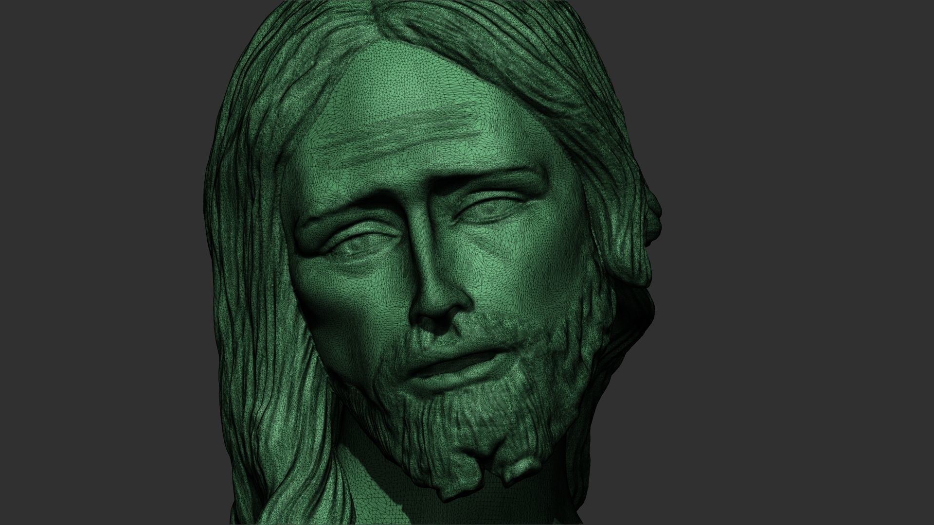 Jesus Bust 3D print model_6