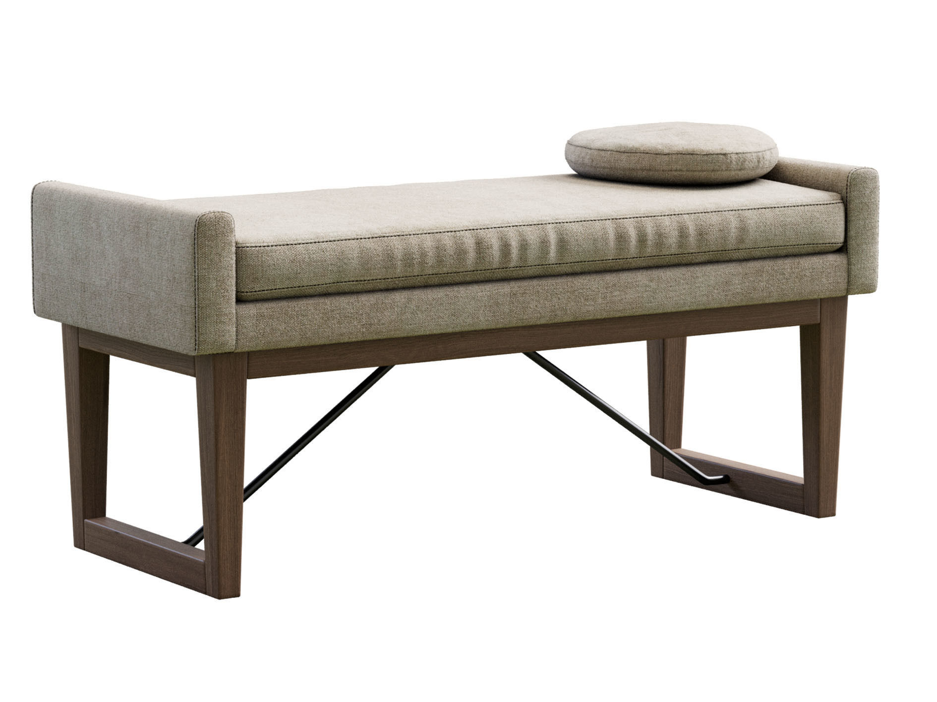 Bench Draper 3D model_9