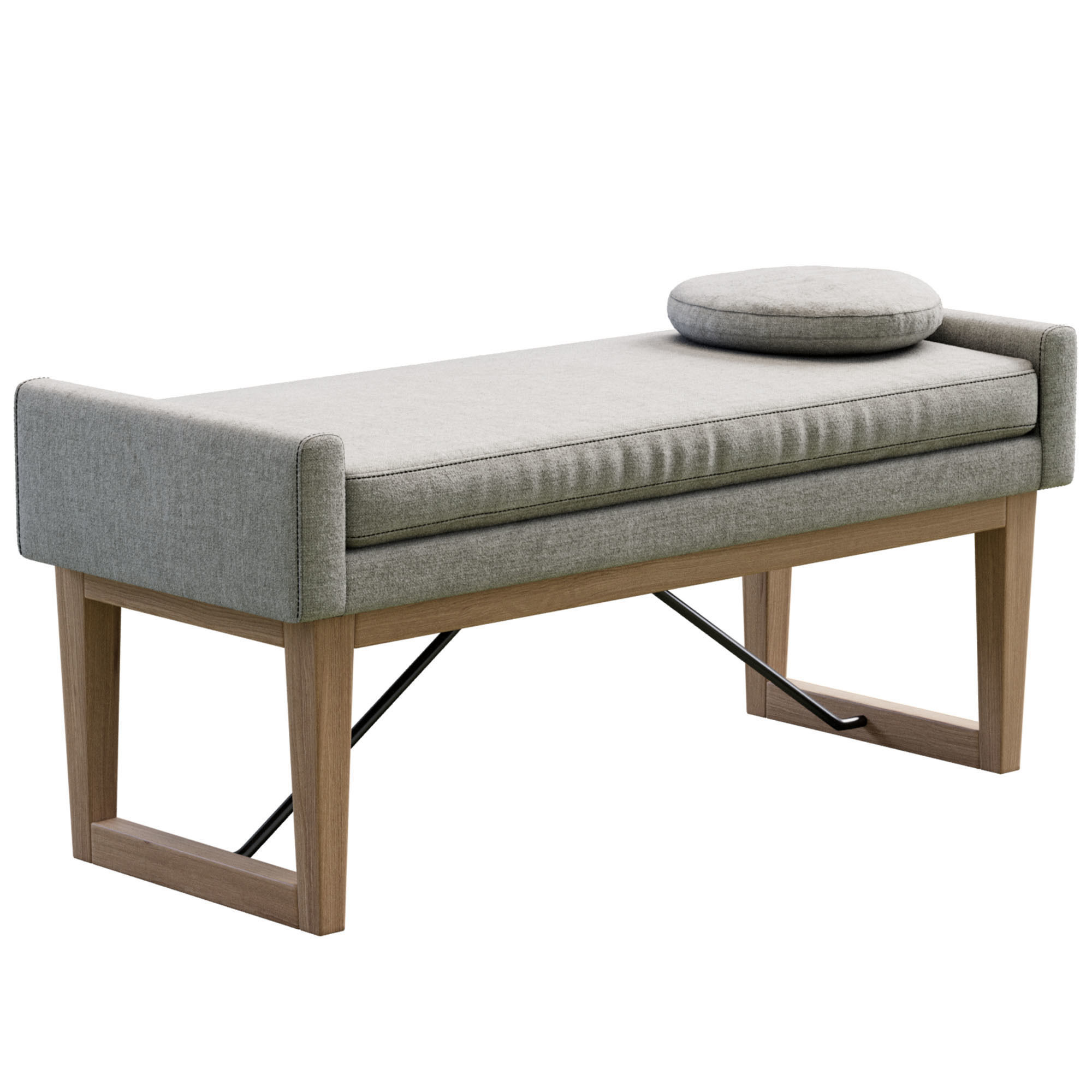 Bench Draper 3D model_6