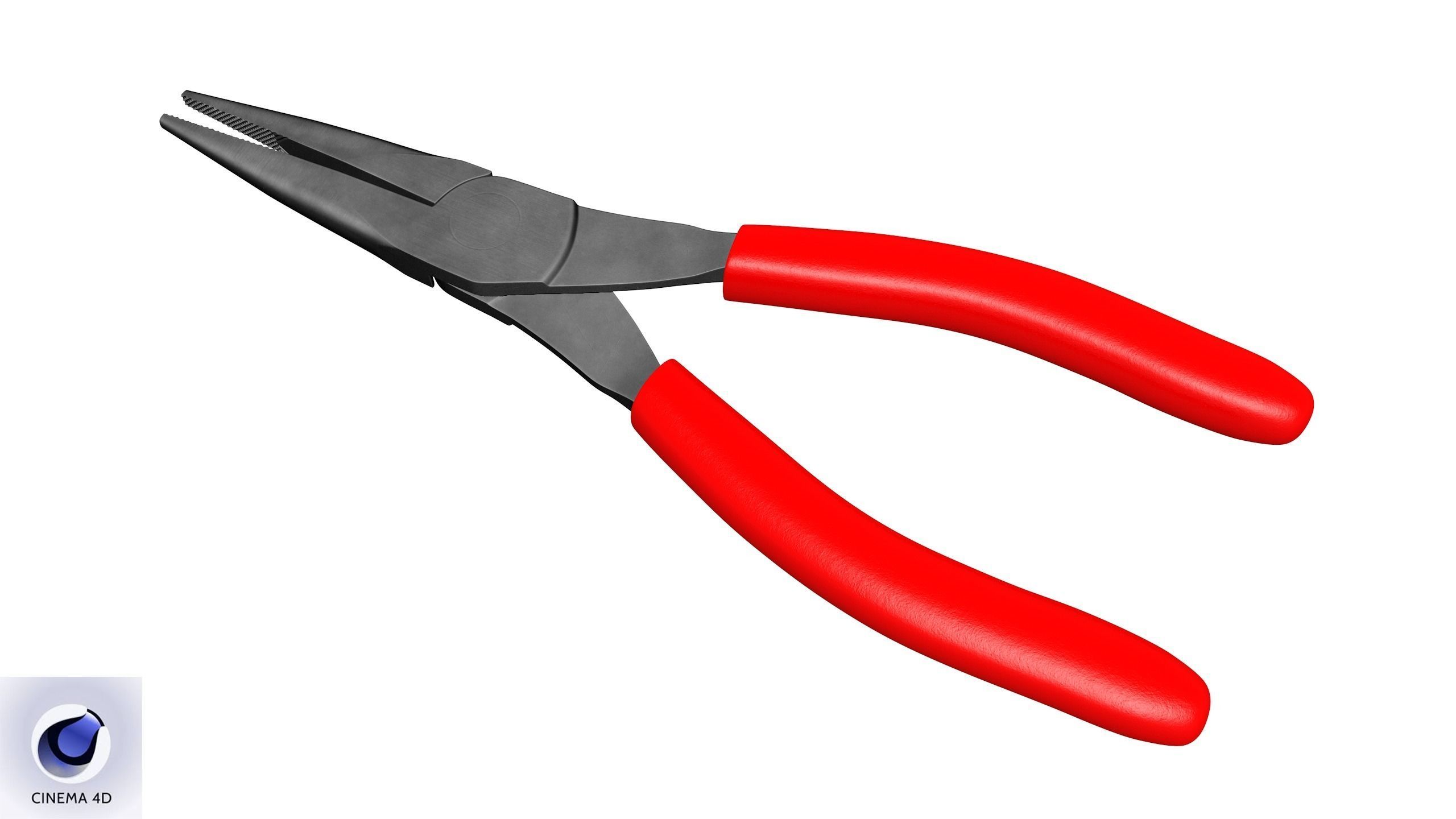 Pliers Vinyl Grips 95ACF Low-poly 3D model_28