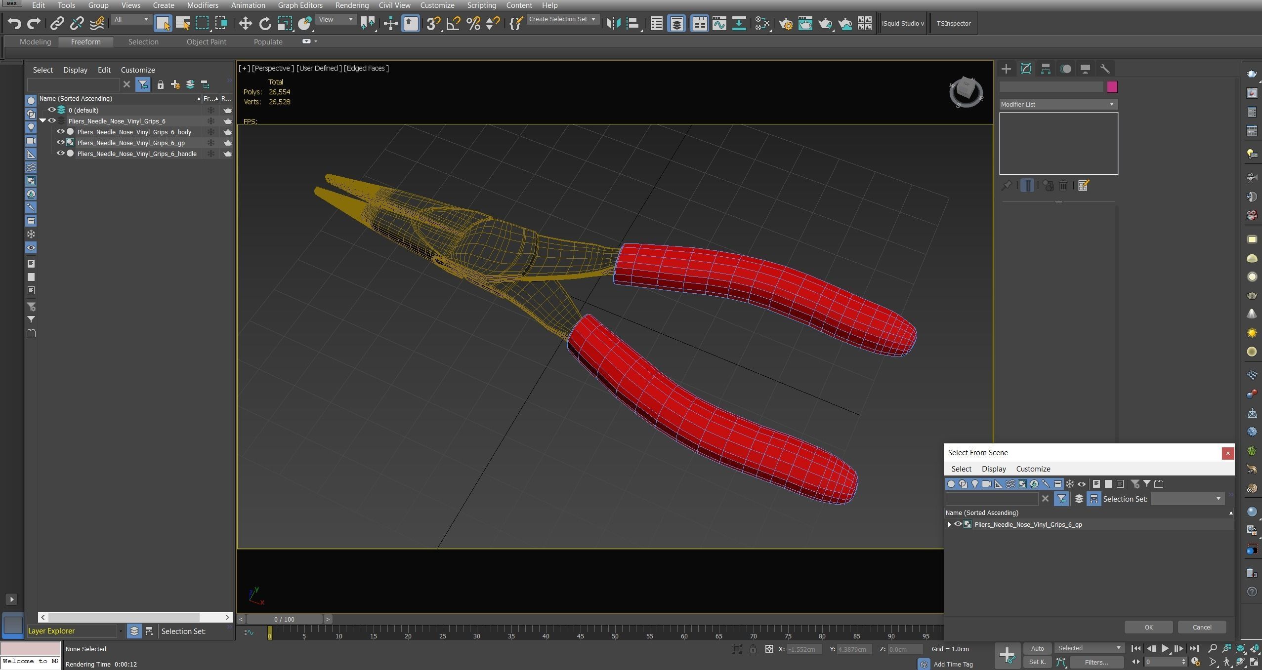 Pliers Vinyl Grips 95ACF Low-poly 3D model_25