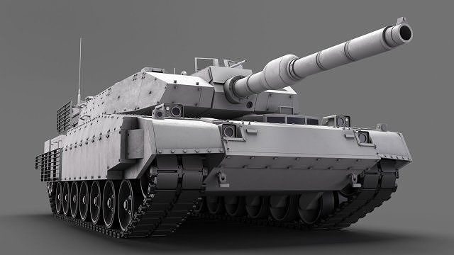 Leopard 2 3D model