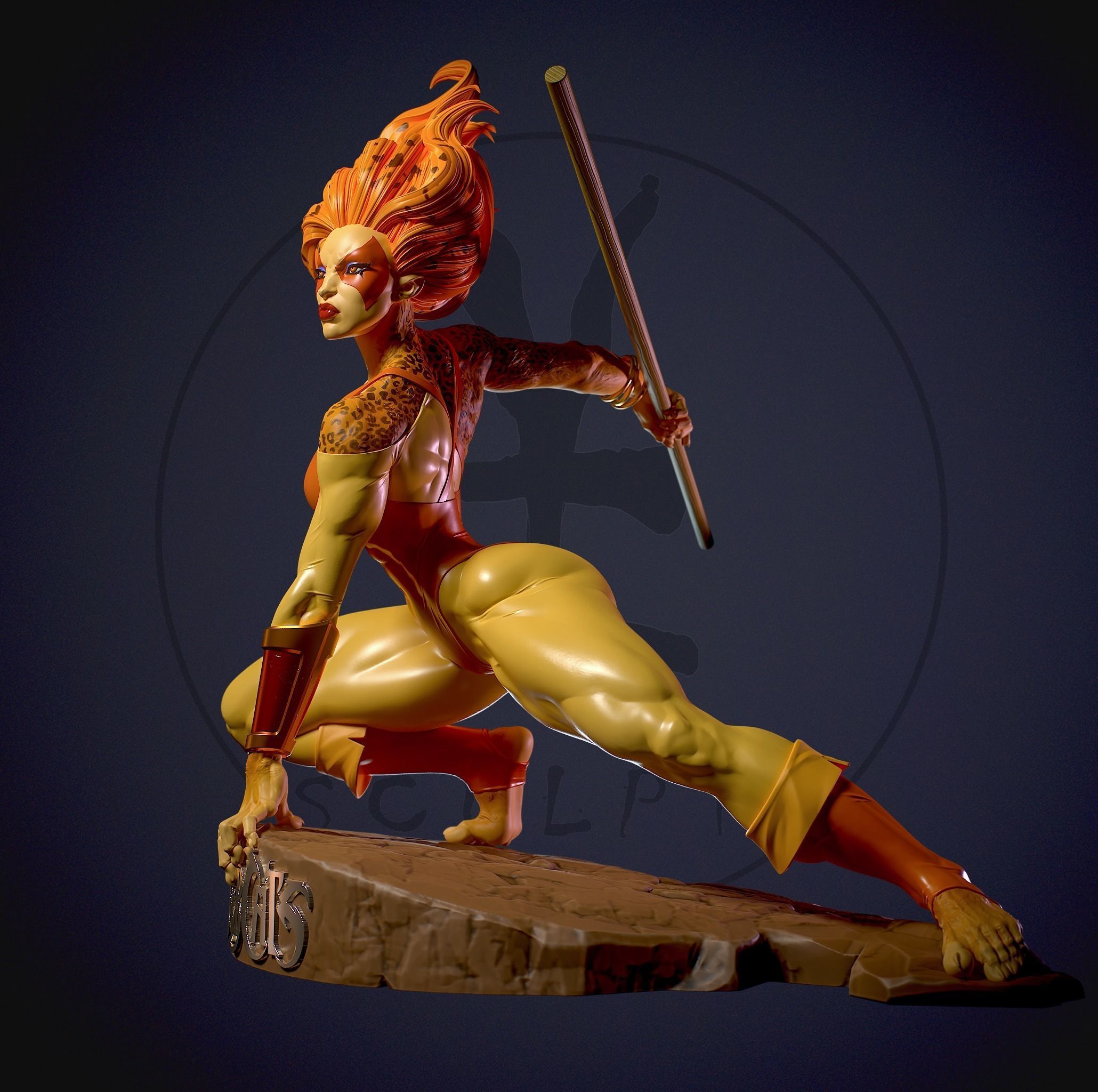 Cheetara with NSFW 3D print model_9