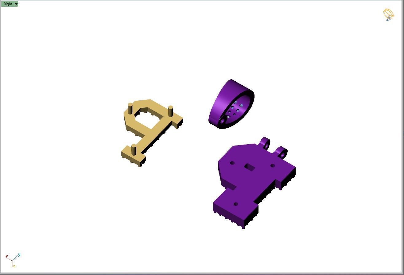 Custom Initial P Letter Diamond Pendant A to Z Alphabet Necklace 3D print model_12