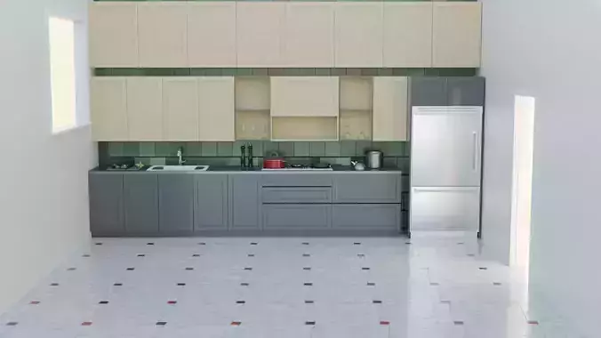 Aluminium Kitchen Cabinet