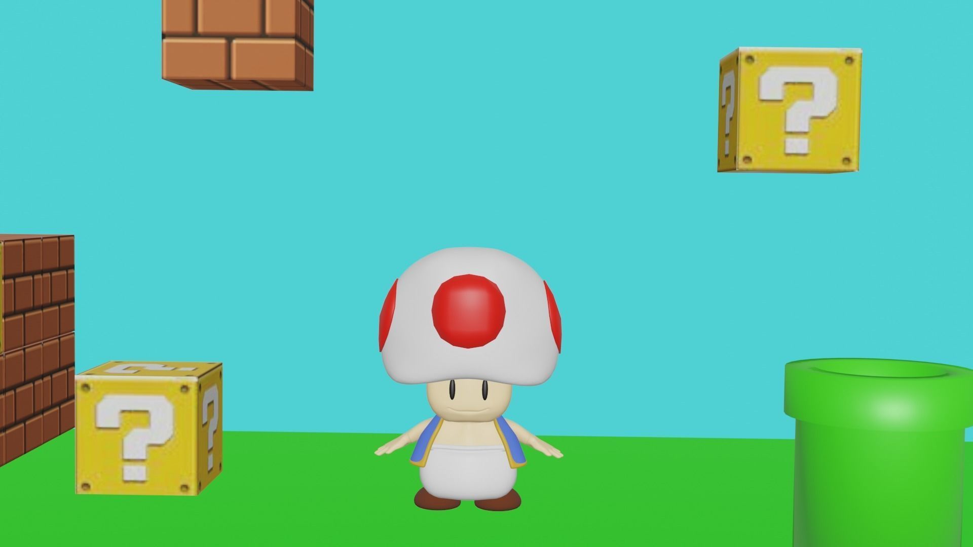 Ensemble Toads et Blocs 3D model_1