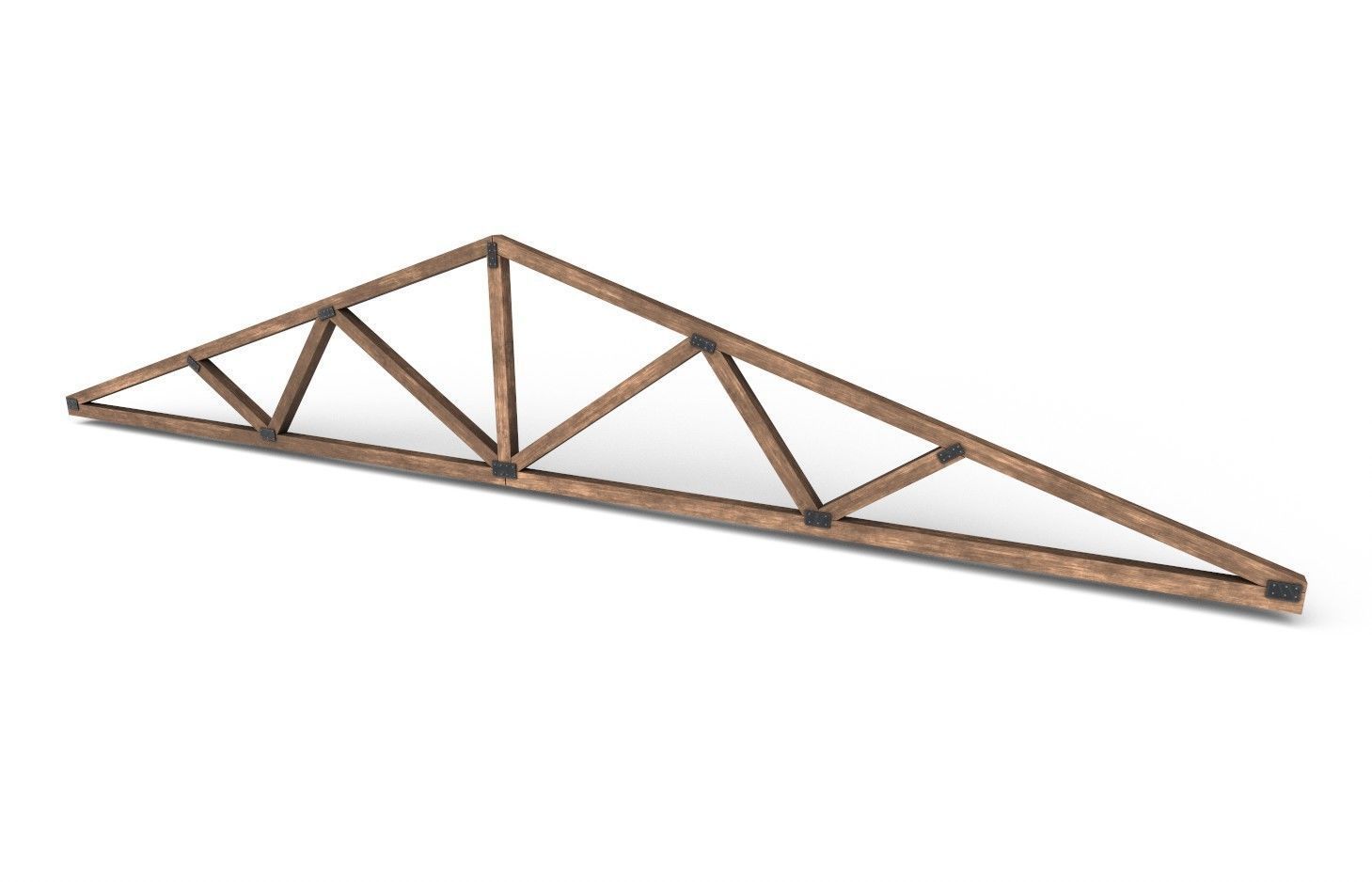 Wooden Trusses M06 Low-poly 3D model_3