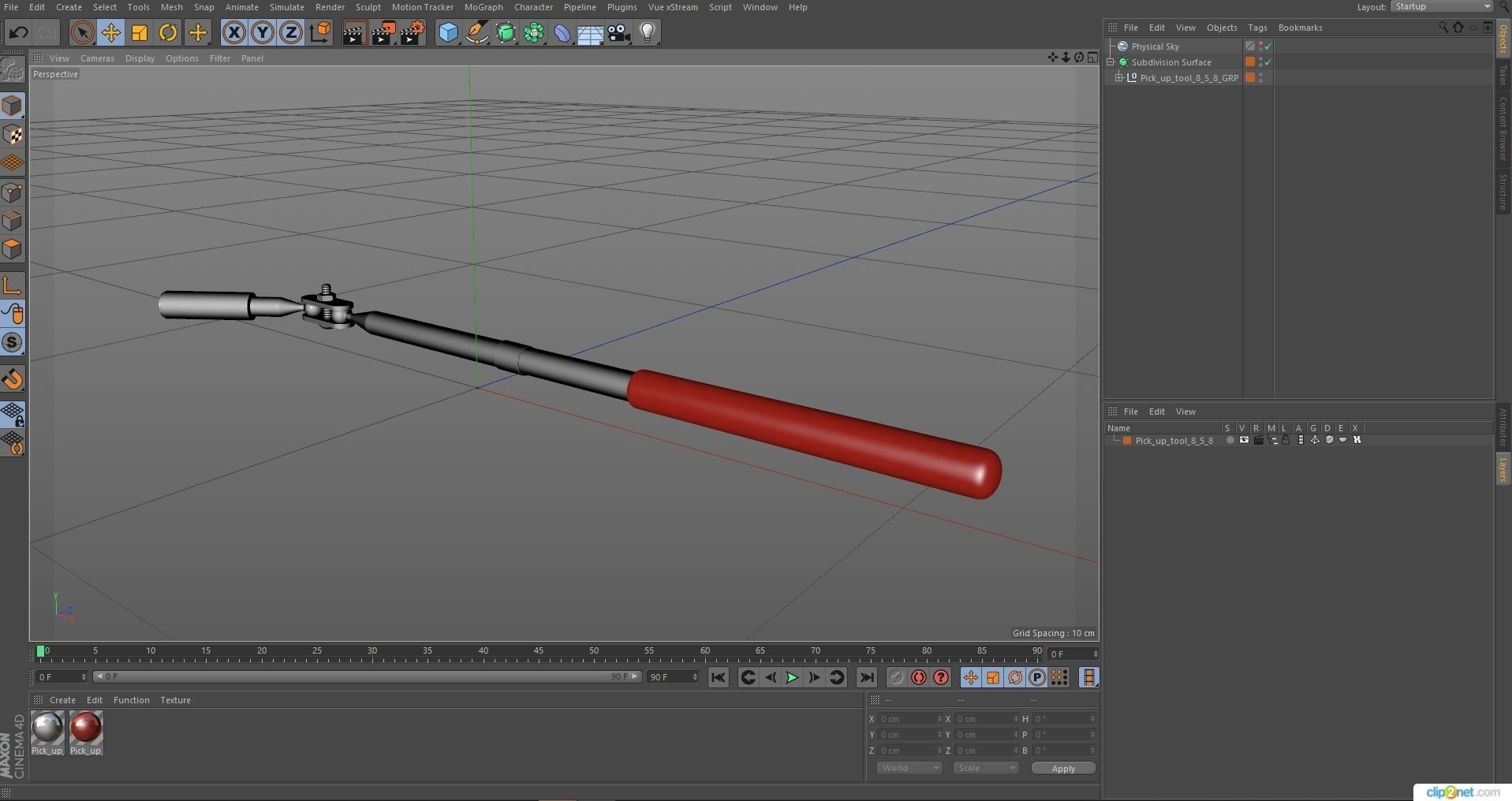 SO Pick up tool PT10C Low-poly 3D model_31