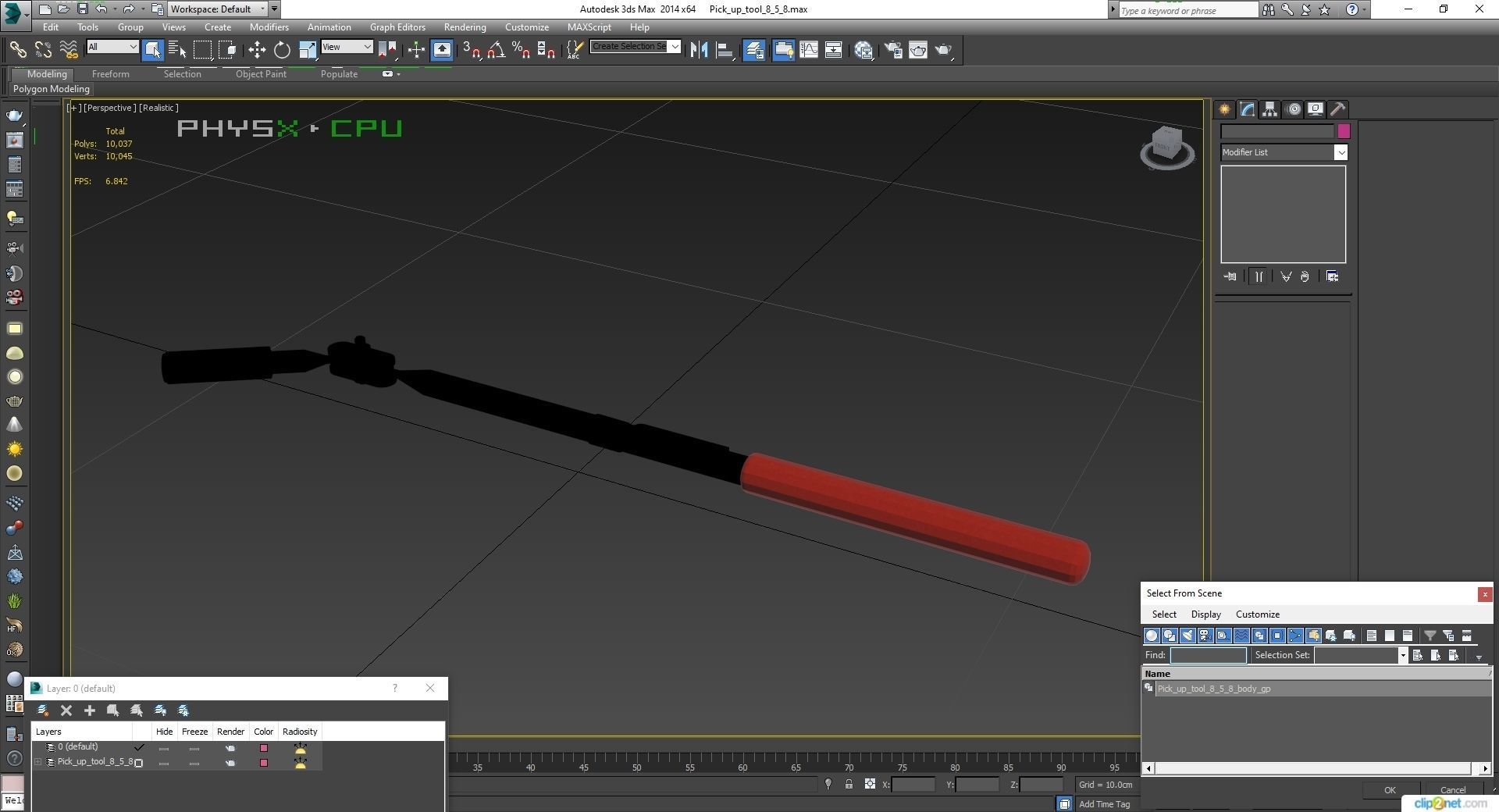 SO Pick up tool PT10C Low-poly 3D model_26