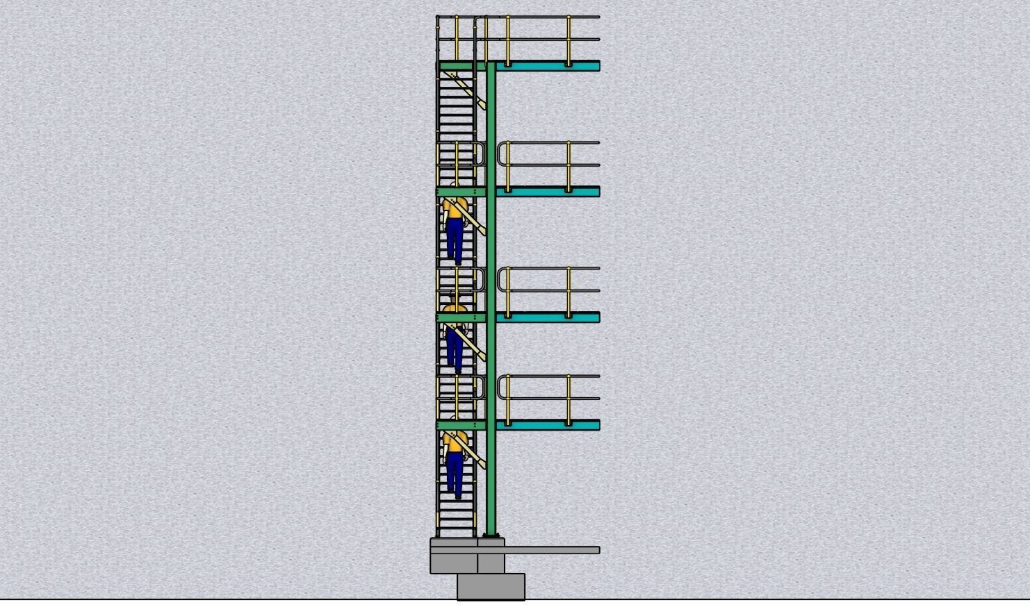 INDUSTRIAL STAIRS COLLECTION 3D model_17