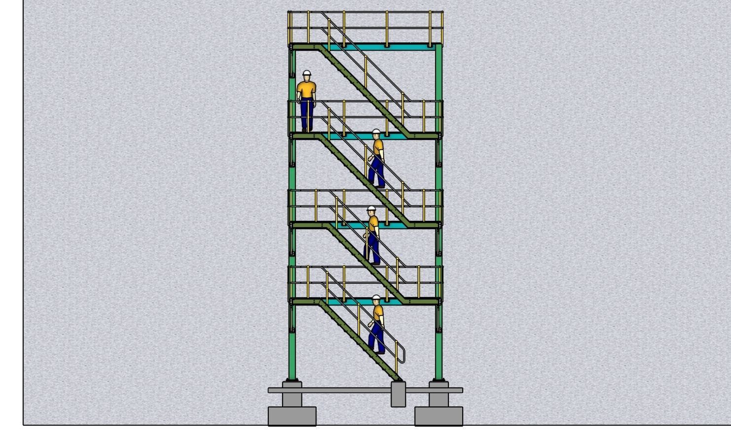 INDUSTRIAL STAIRS COLLECTION 3D model_20