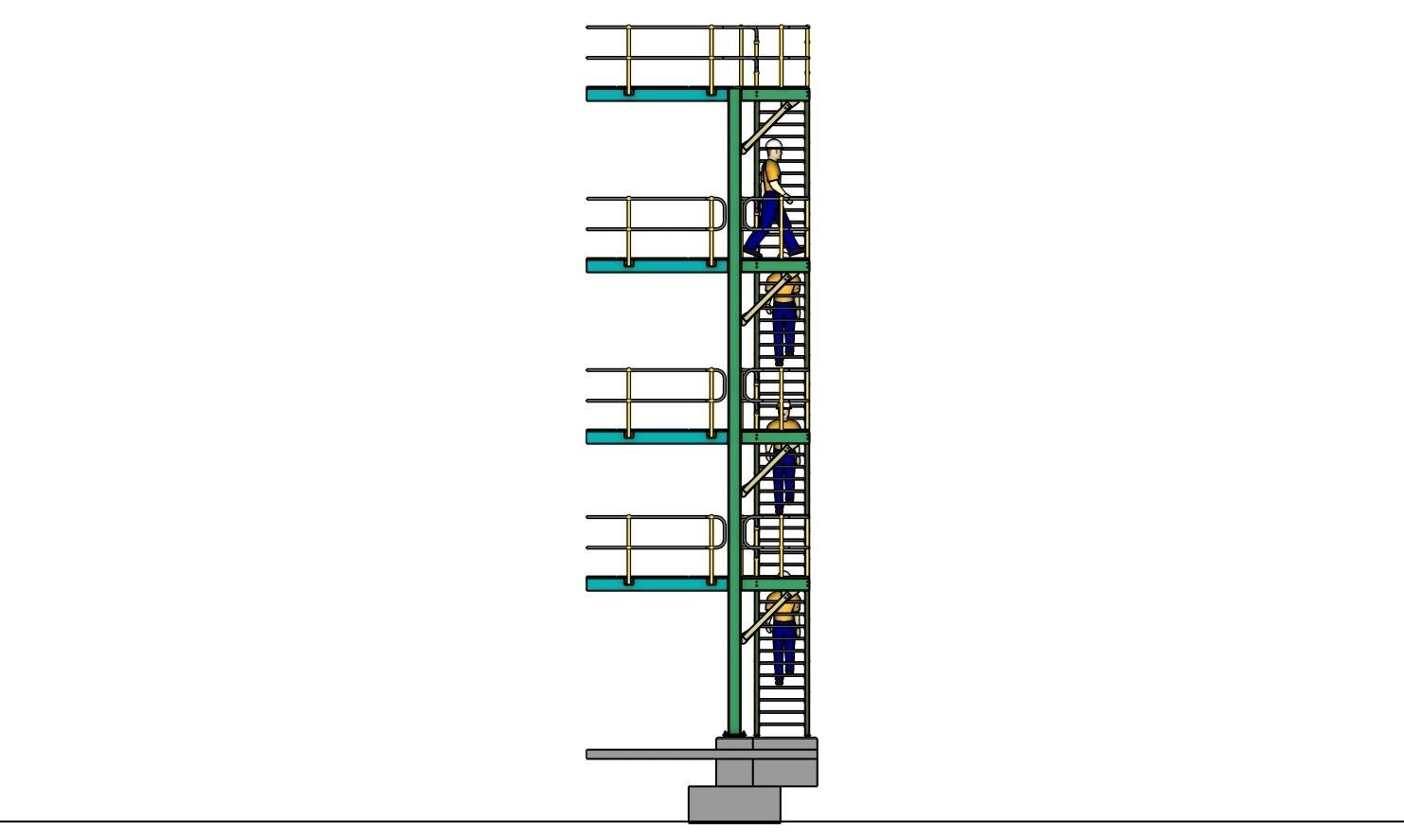 INDUSTRIAL STAIRS COLLECTION 3D model_18