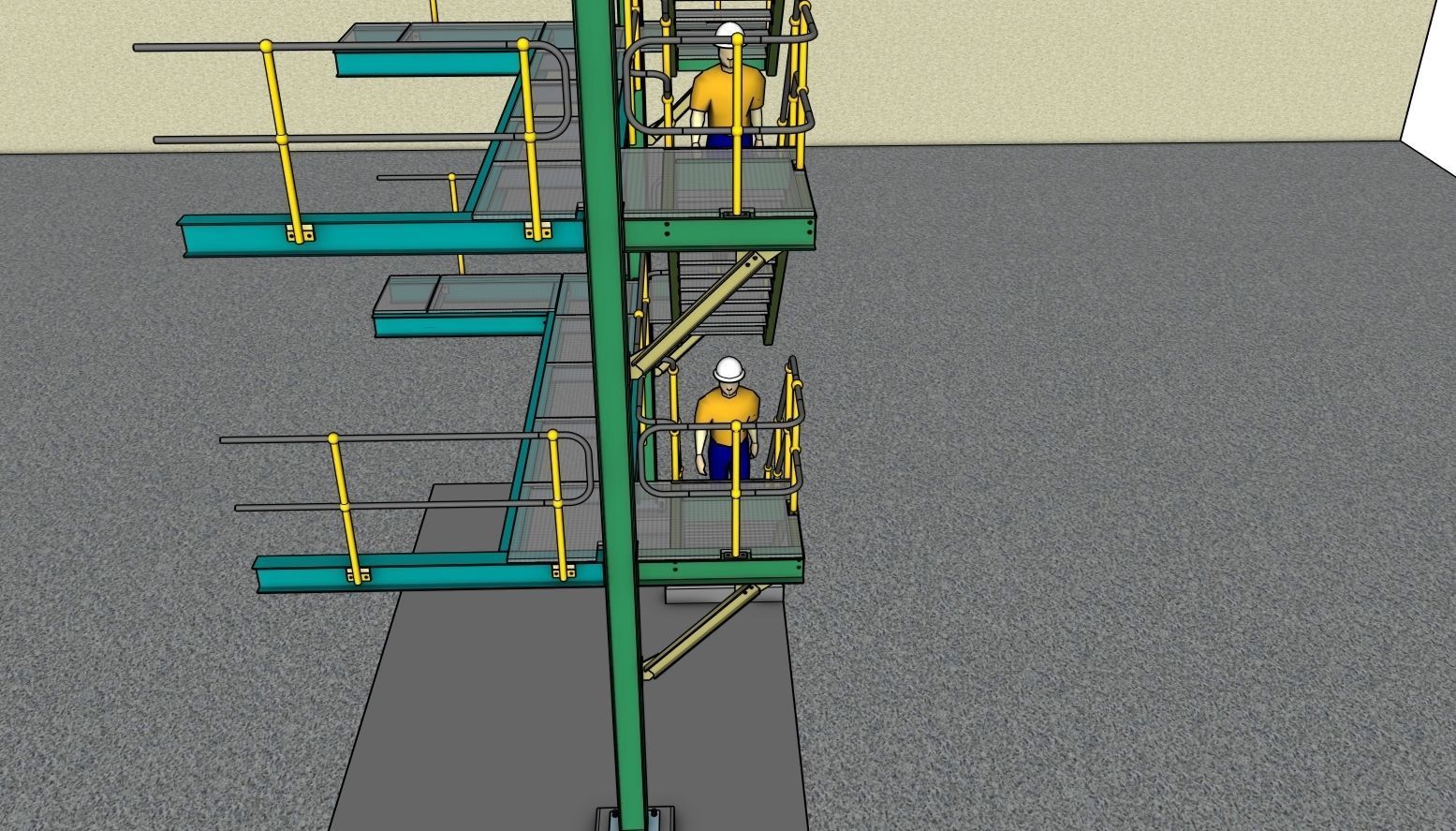 INDUSTRIAL STAIRS COLLECTION 3D model_23