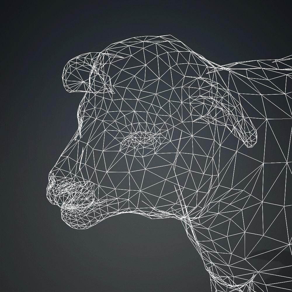 Low poly Sheep Low-poly 3D model_3