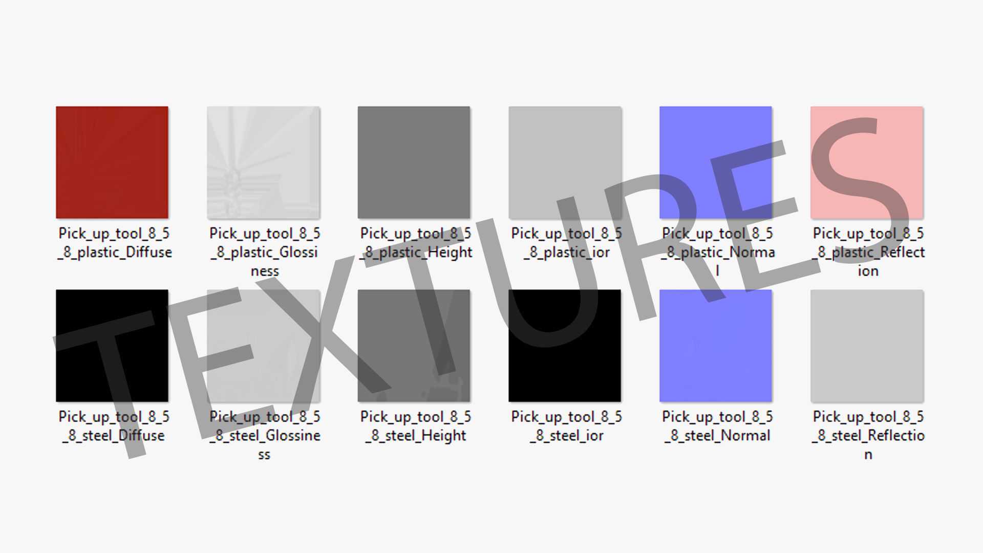 Pick up tool PT10C Low-poly 3D model_30