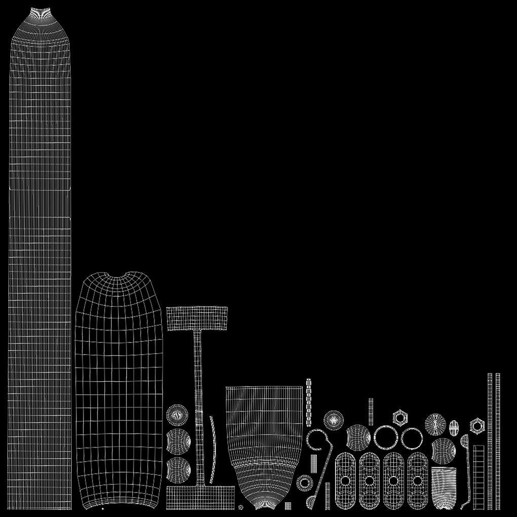 Pick up tool PT10C Low-poly 3D model_31