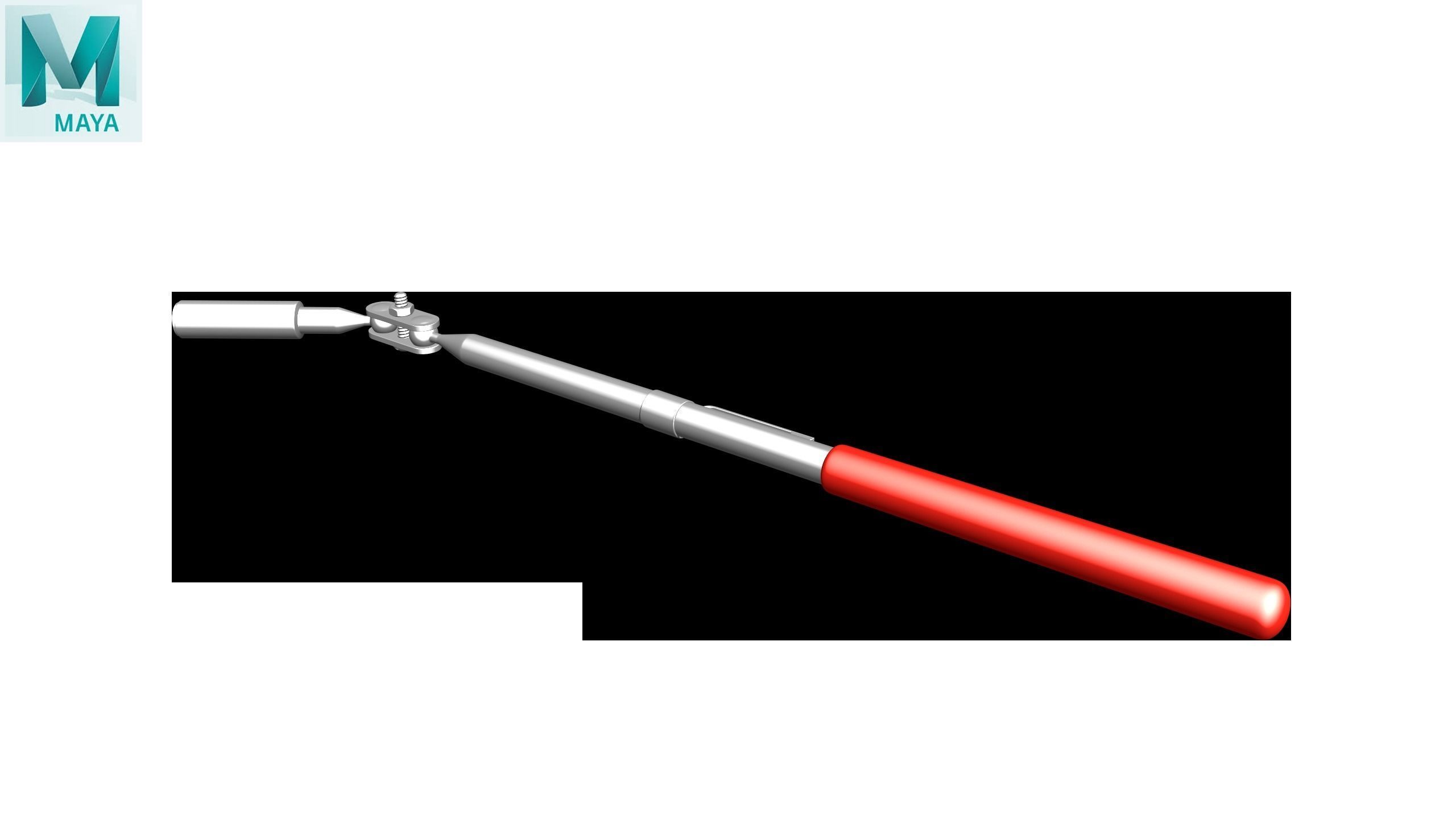 Pick up tool PT10C Low-poly 3D model_26