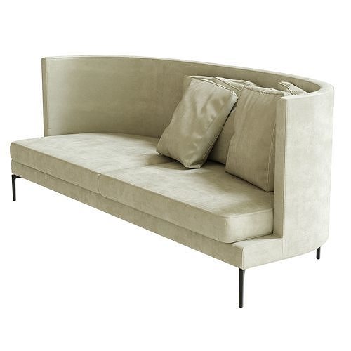 Living Divani Clan Sofa  235cm 3D model