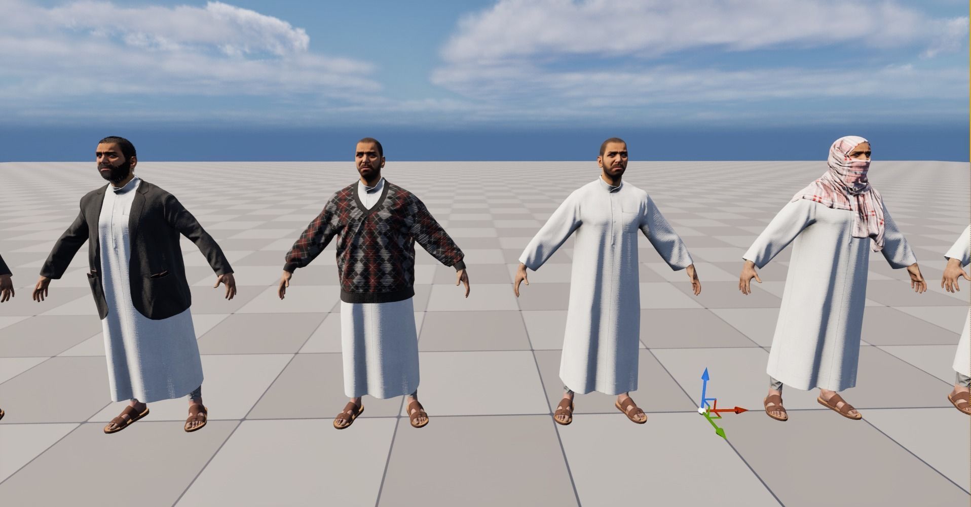 Middle East Terrorist - Arab 3D model_48