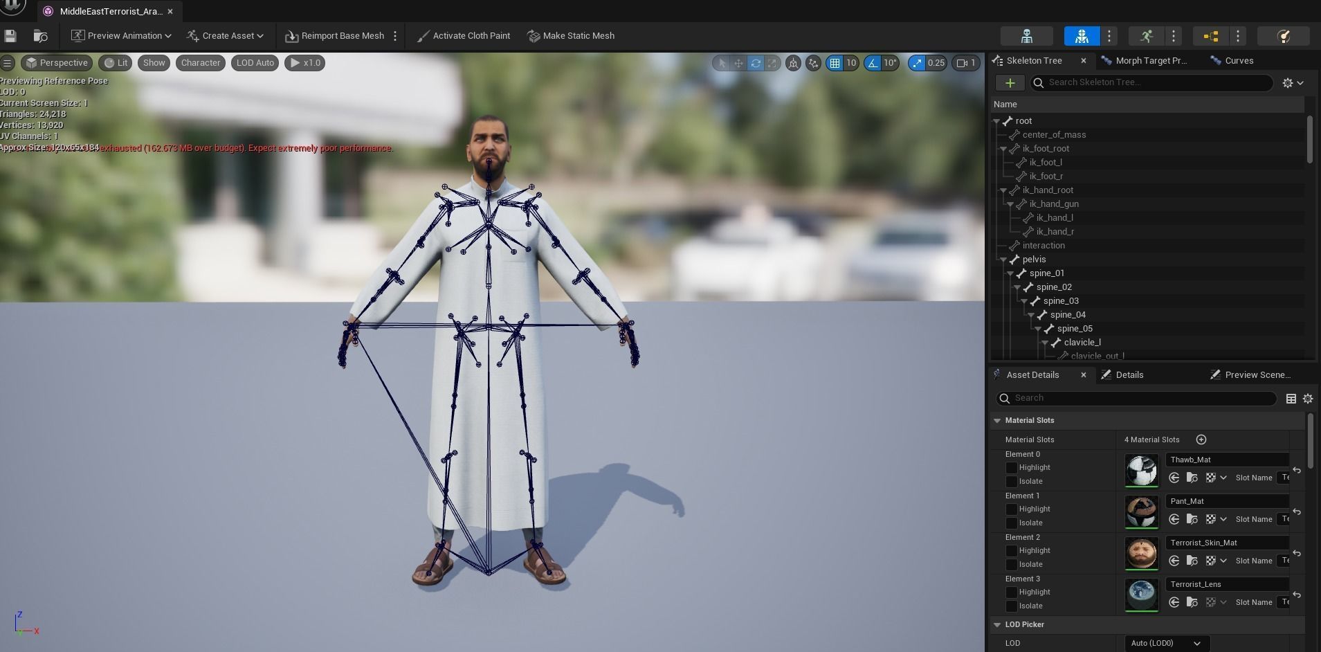 Middle East Terrorist - Arab 3D model_33