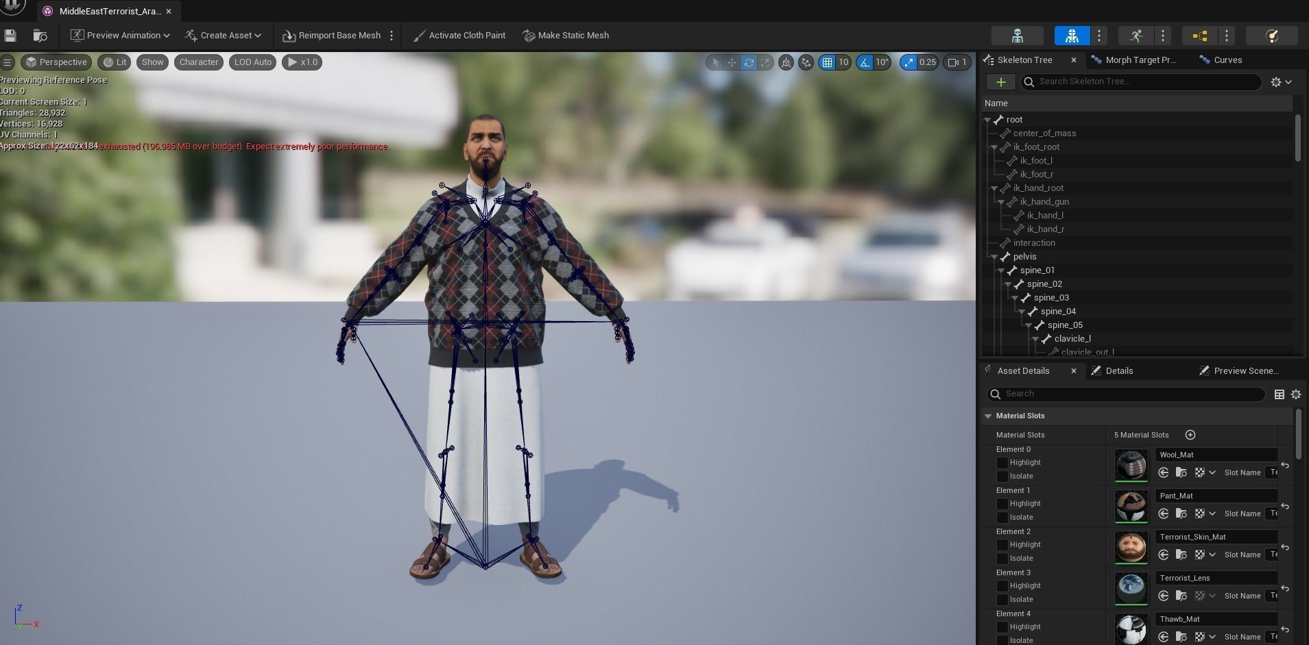 Middle East Terrorist - Arab 3D model_36