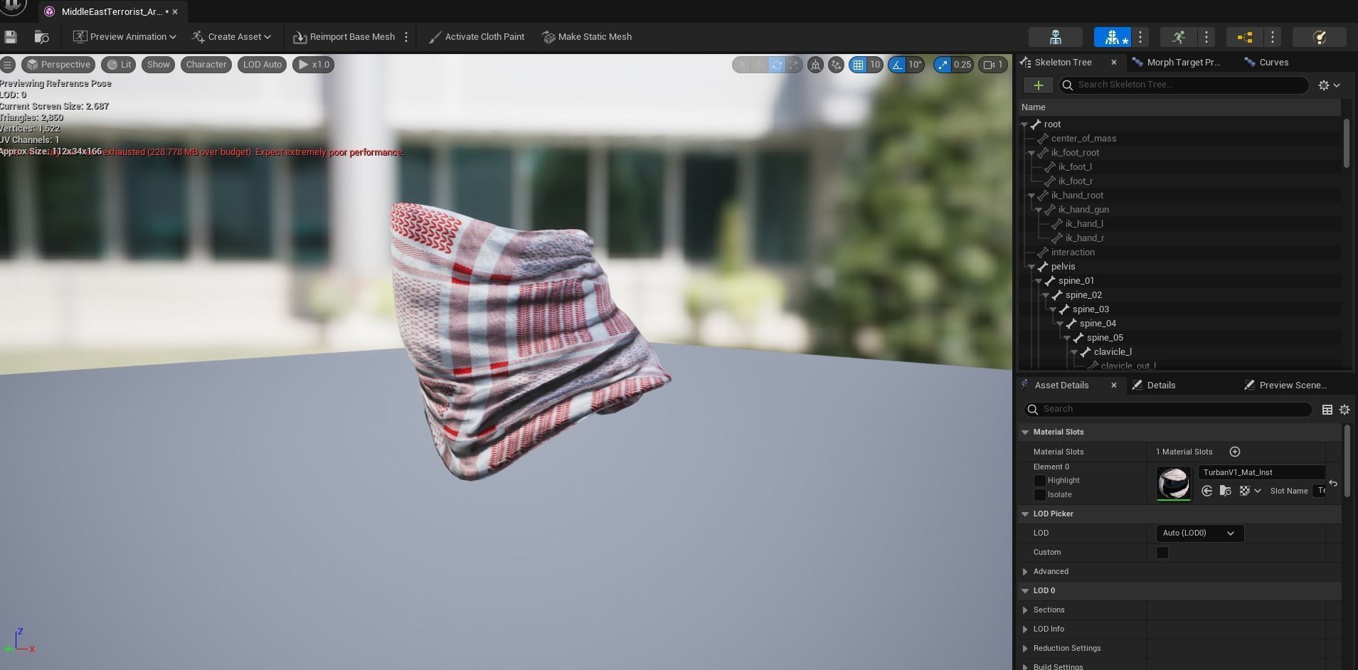 Middle East Terrorist - Arab 3D model_40