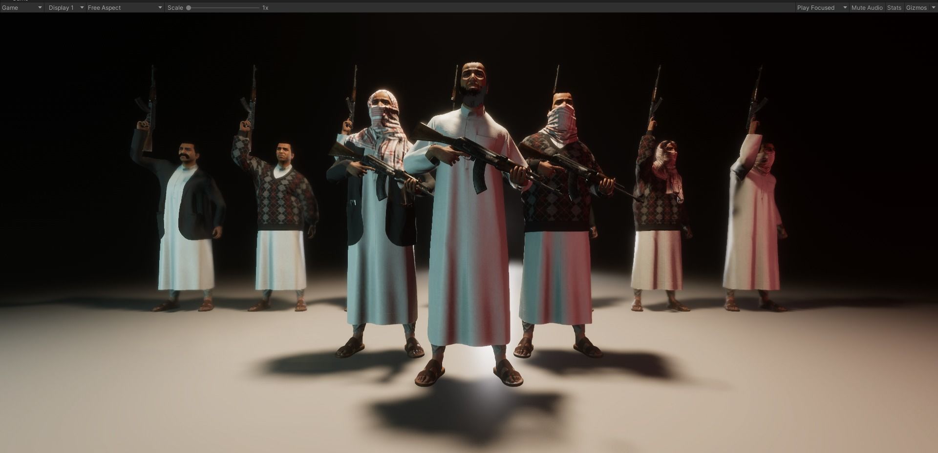 Middle East Terrorist - Arab 3D model_10