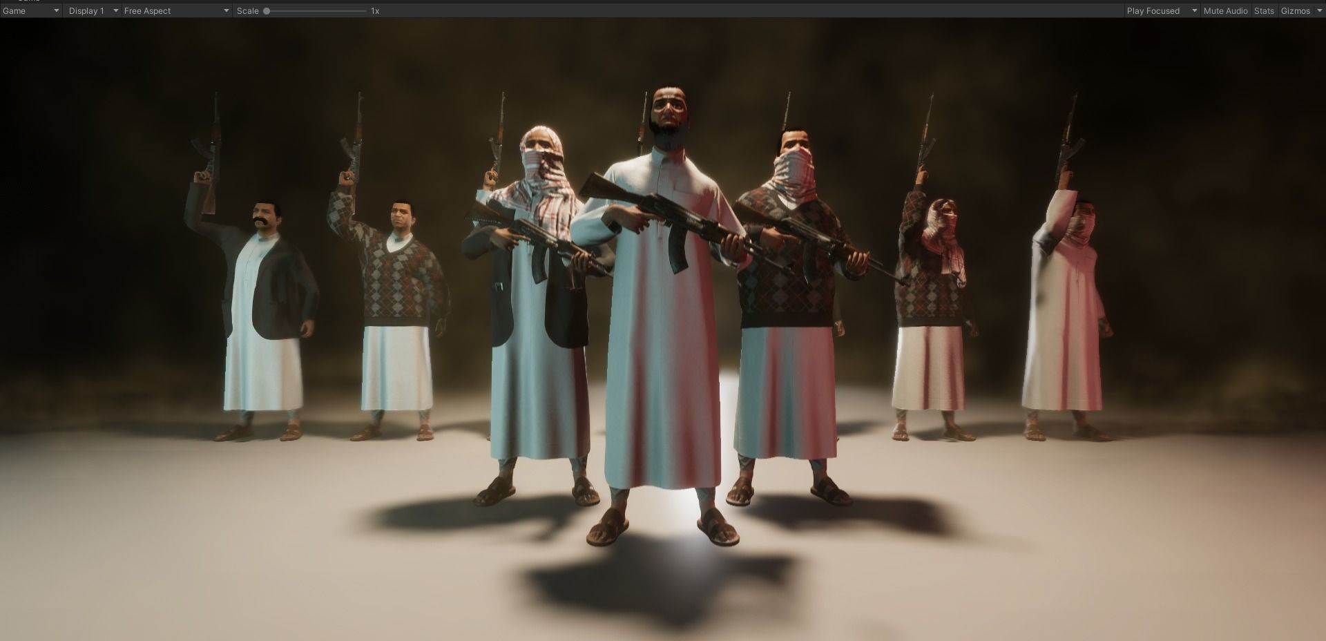 Middle East Terrorist - Arab 3D model_13