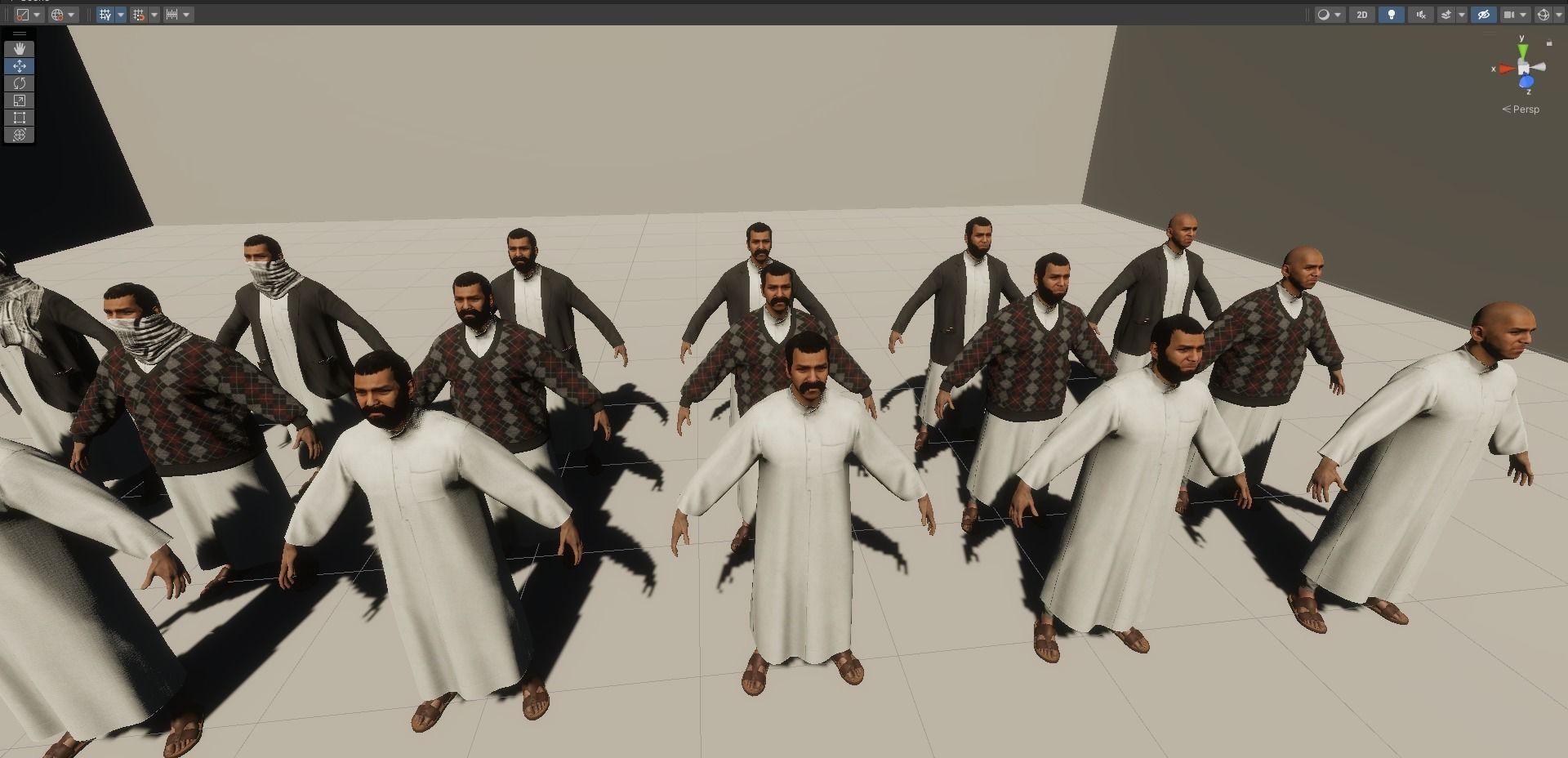 Middle East Terrorist - Arab 3D model_23