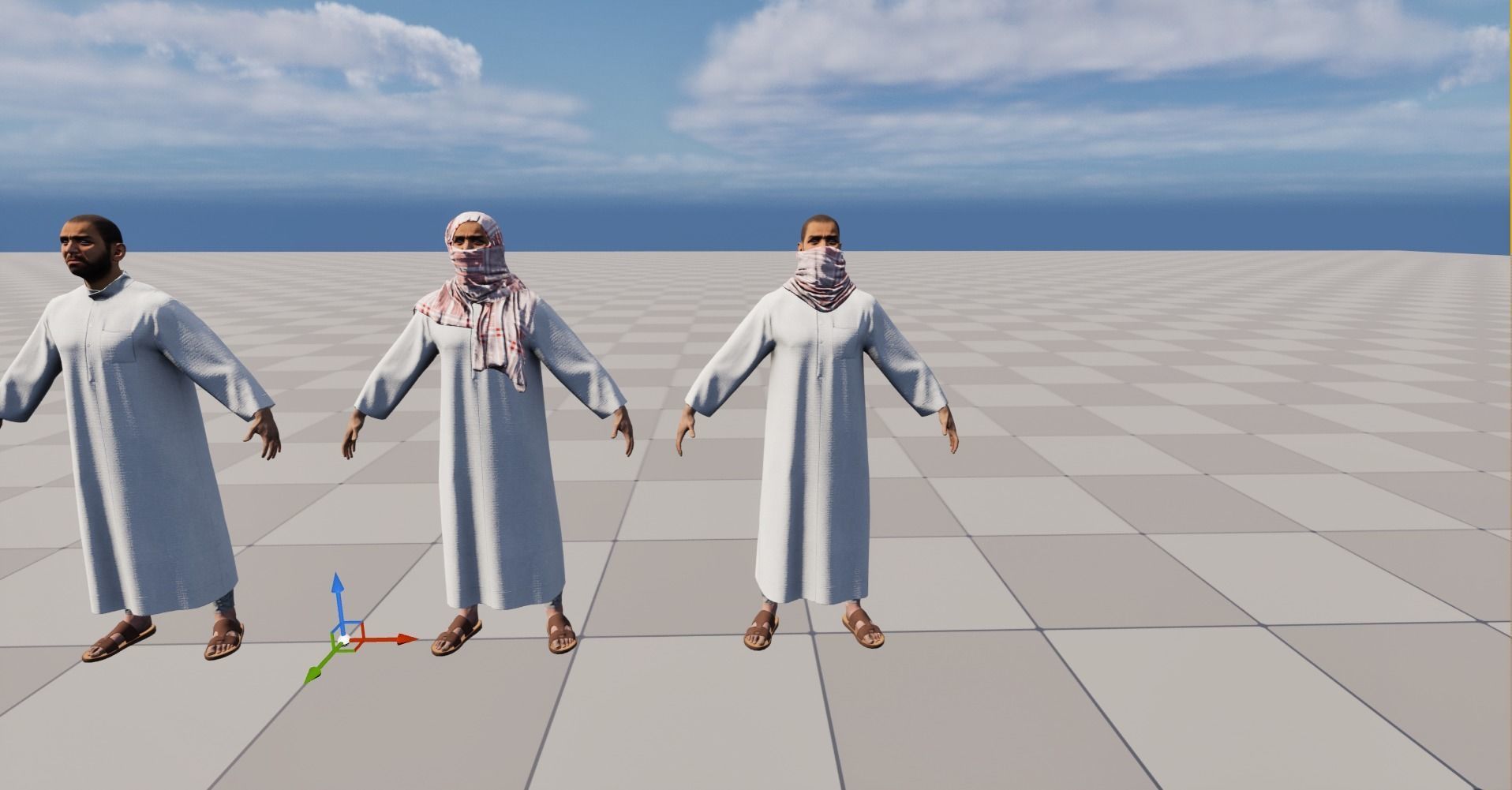 Middle East Terrorist - Arab 3D model_45