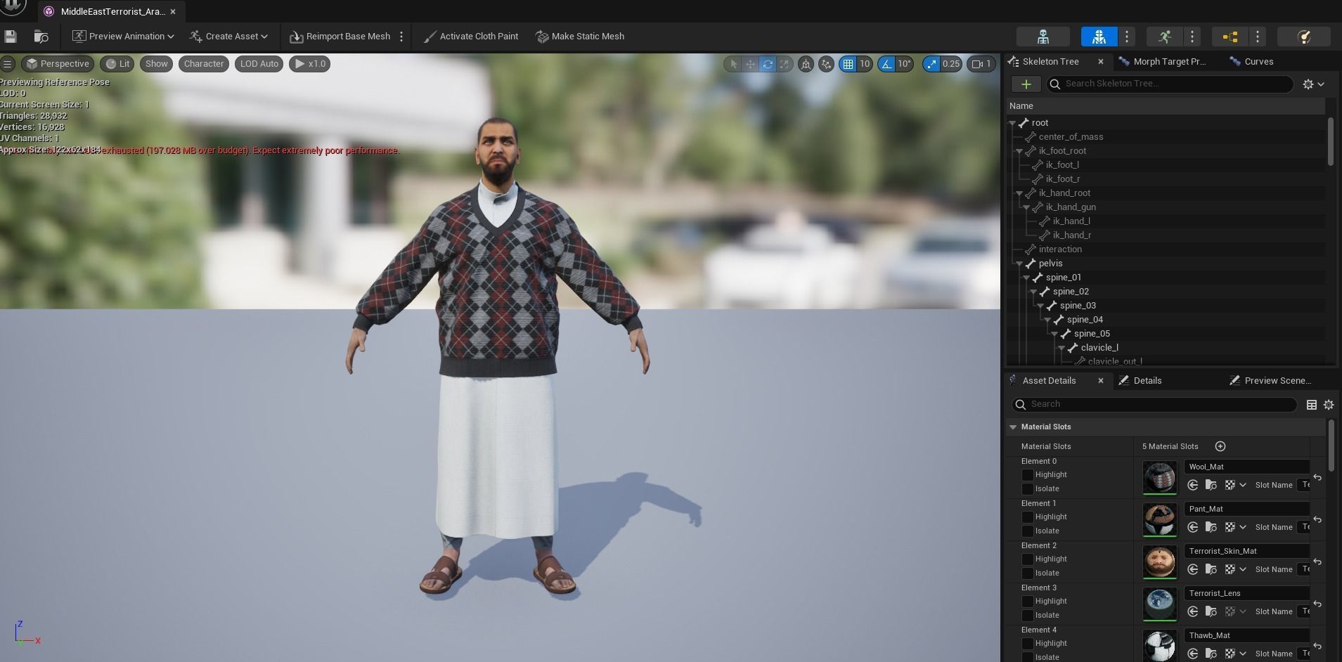 Middle East Terrorist - Arab 3D model_34