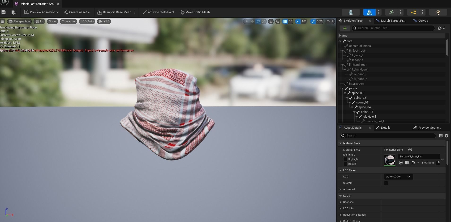Middle East Terrorist - Arab 3D model_38