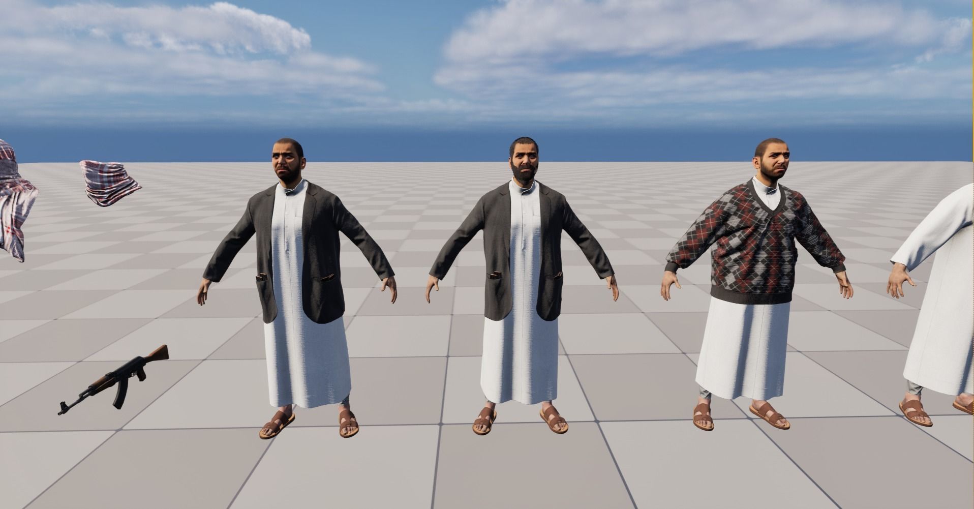 Middle East Terrorist - Arab 3D model_46