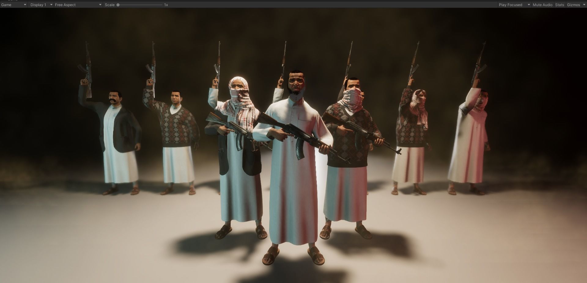 Middle East Terrorist - Arab 3D model_11