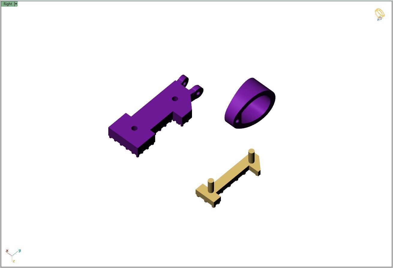 Custom Number 1 Letter Diamond Pendant 0 to 9 Initial Necklace 3D print model_11