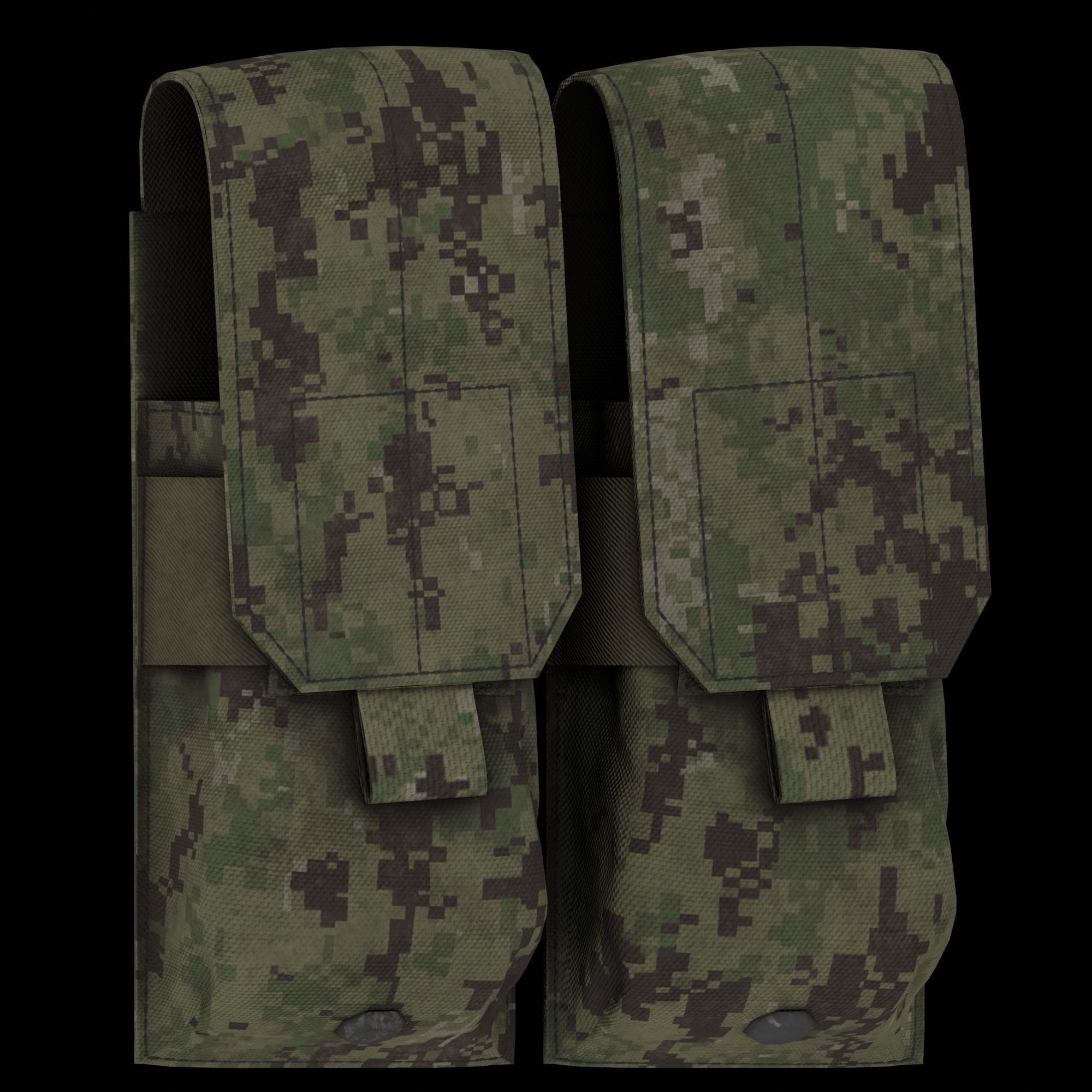 Eagle Industries SOFLCS M4 Mag Pouch Low-poly 3D model_1